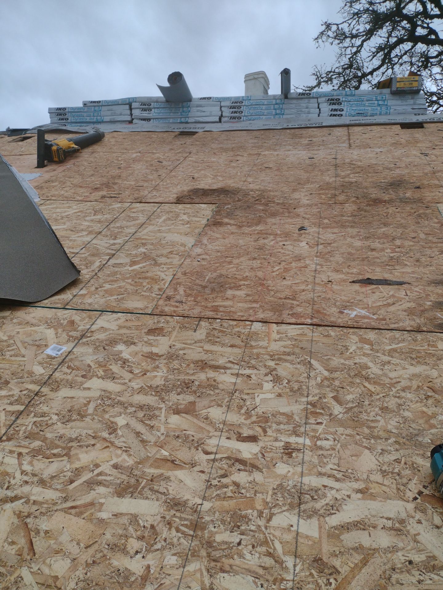 Residential Roofing Installation using IKO Dynasty (Color: Granite Black) by Orezona Building & Roofing Company, Inc.