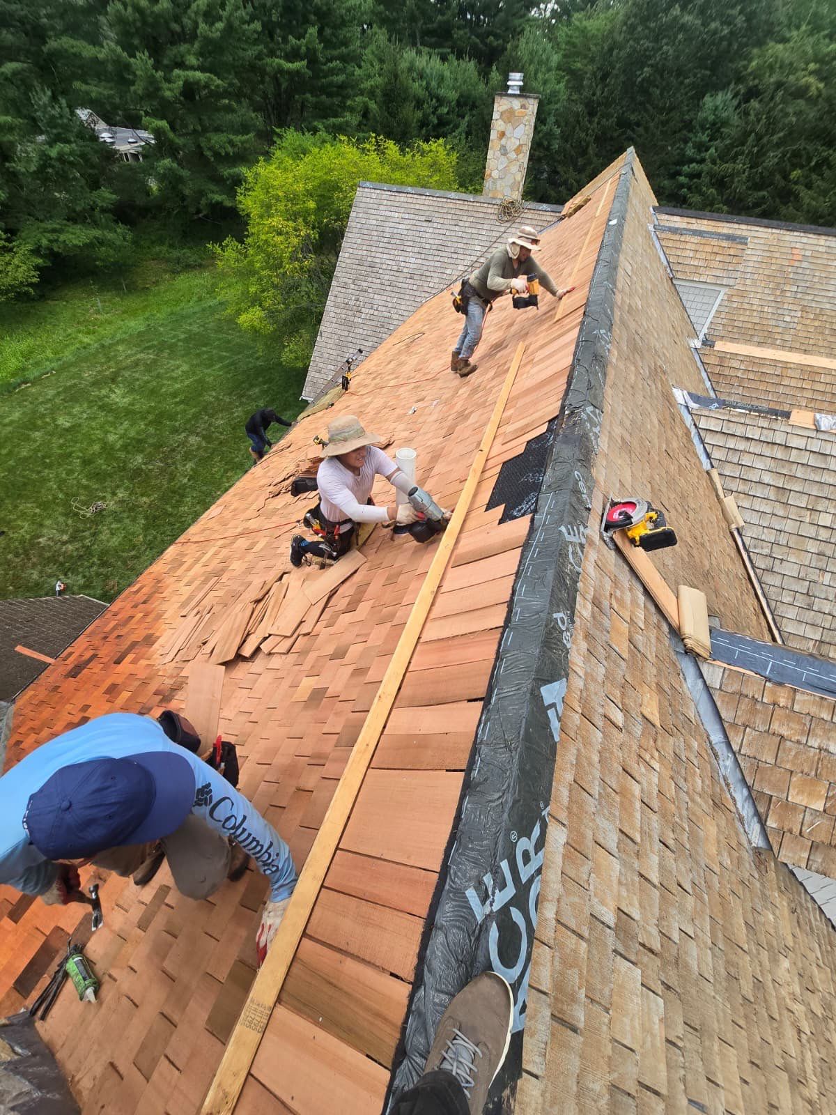 Cedar Shake Roof Restoration by Mighty Dog Roofing of Greater Middlesex County