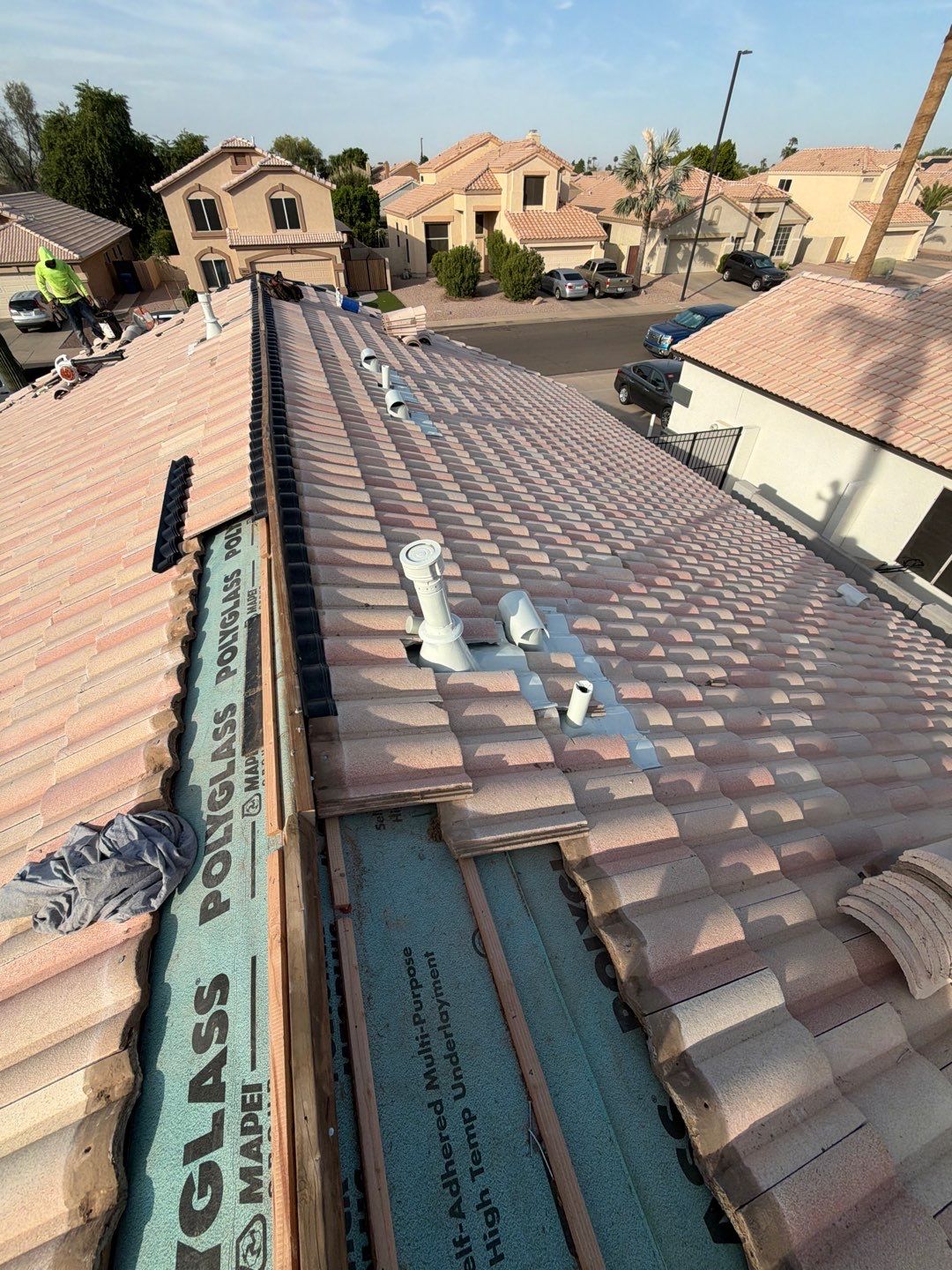 Project in Mesa, AZ by Saint Roofing