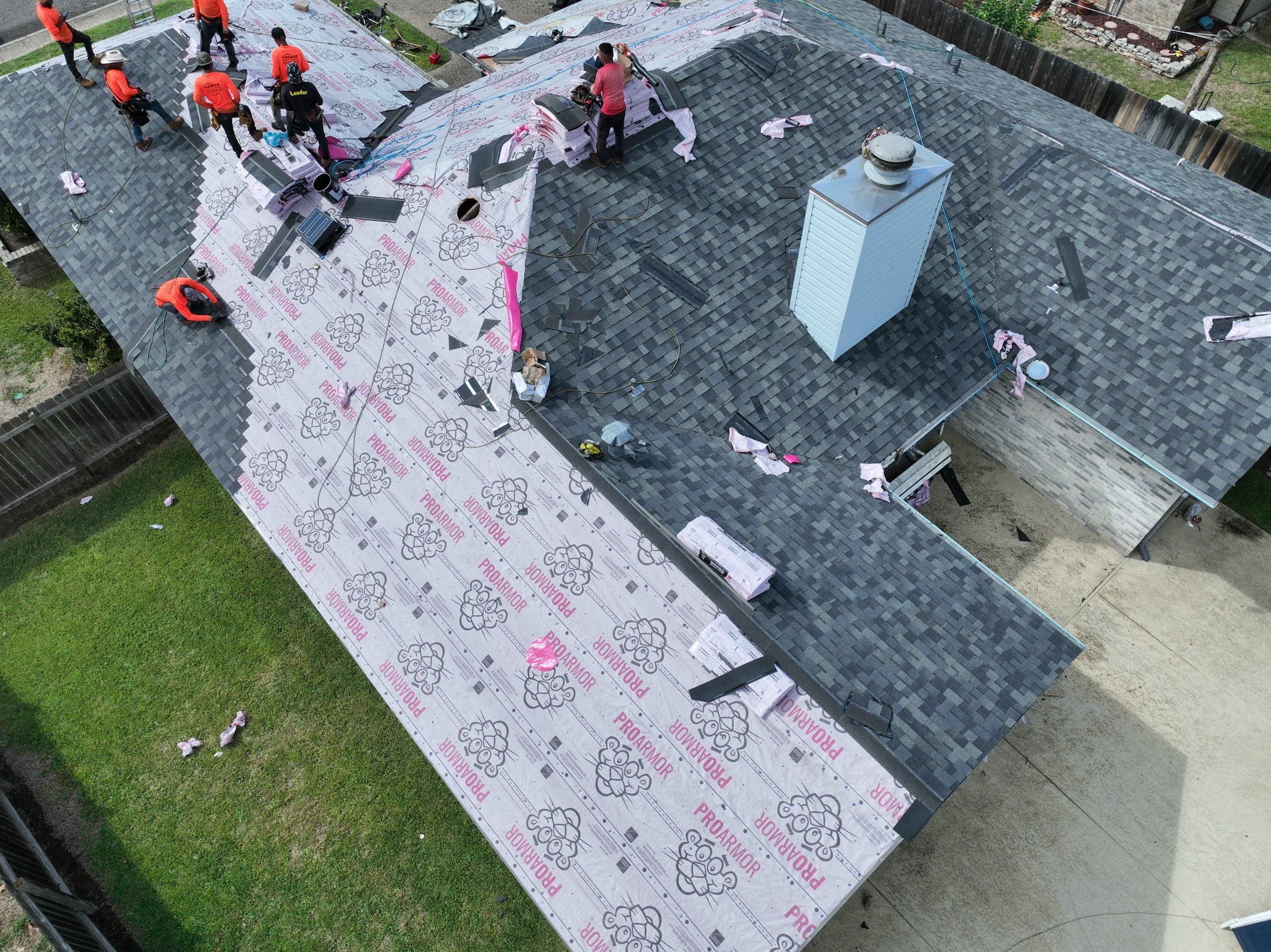 Roof Replacement in San Antonio, Texas by Premier Roofing and Contracting