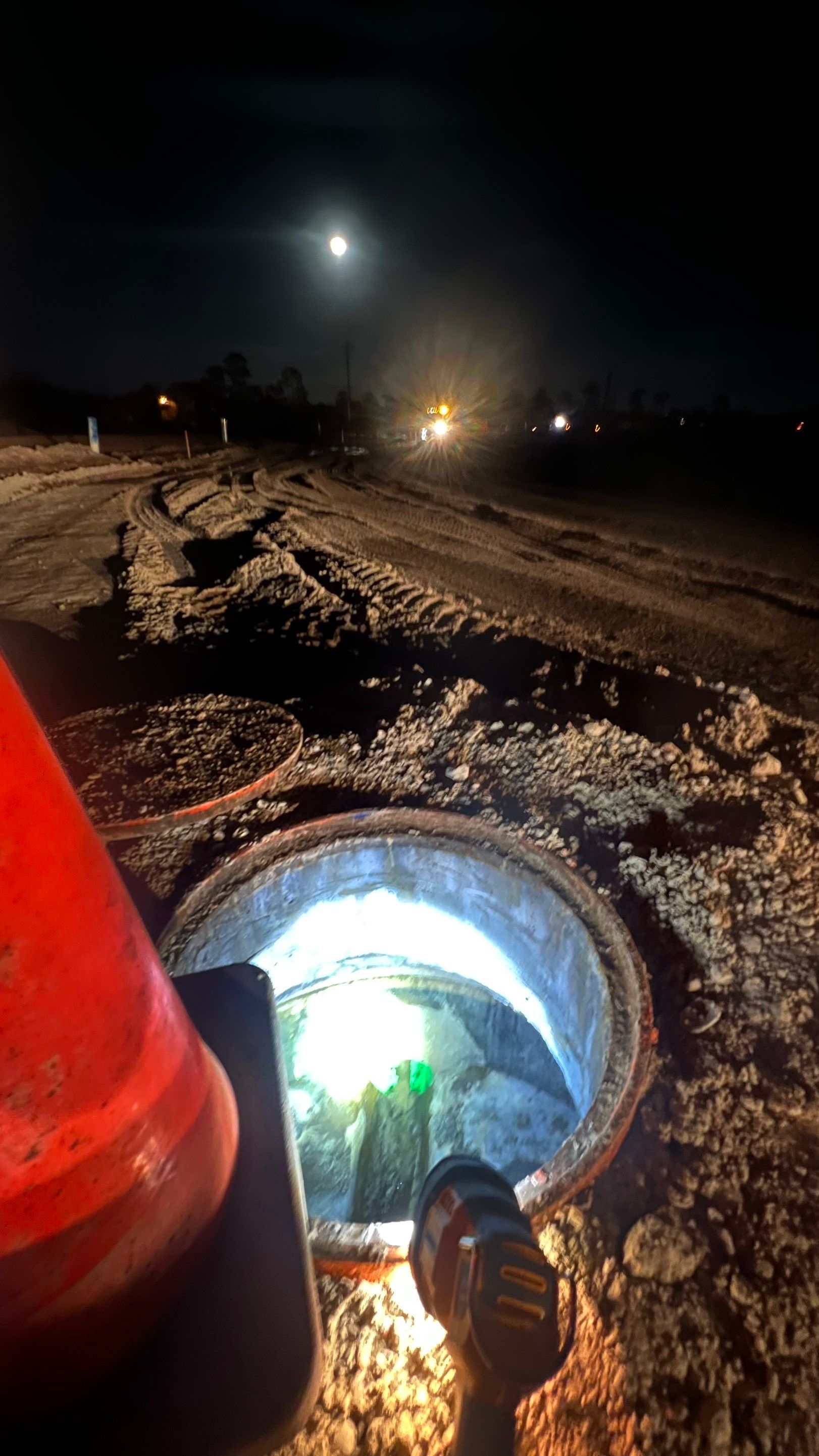 New Community Construction Sewer System Cleaning by APS Power & Water