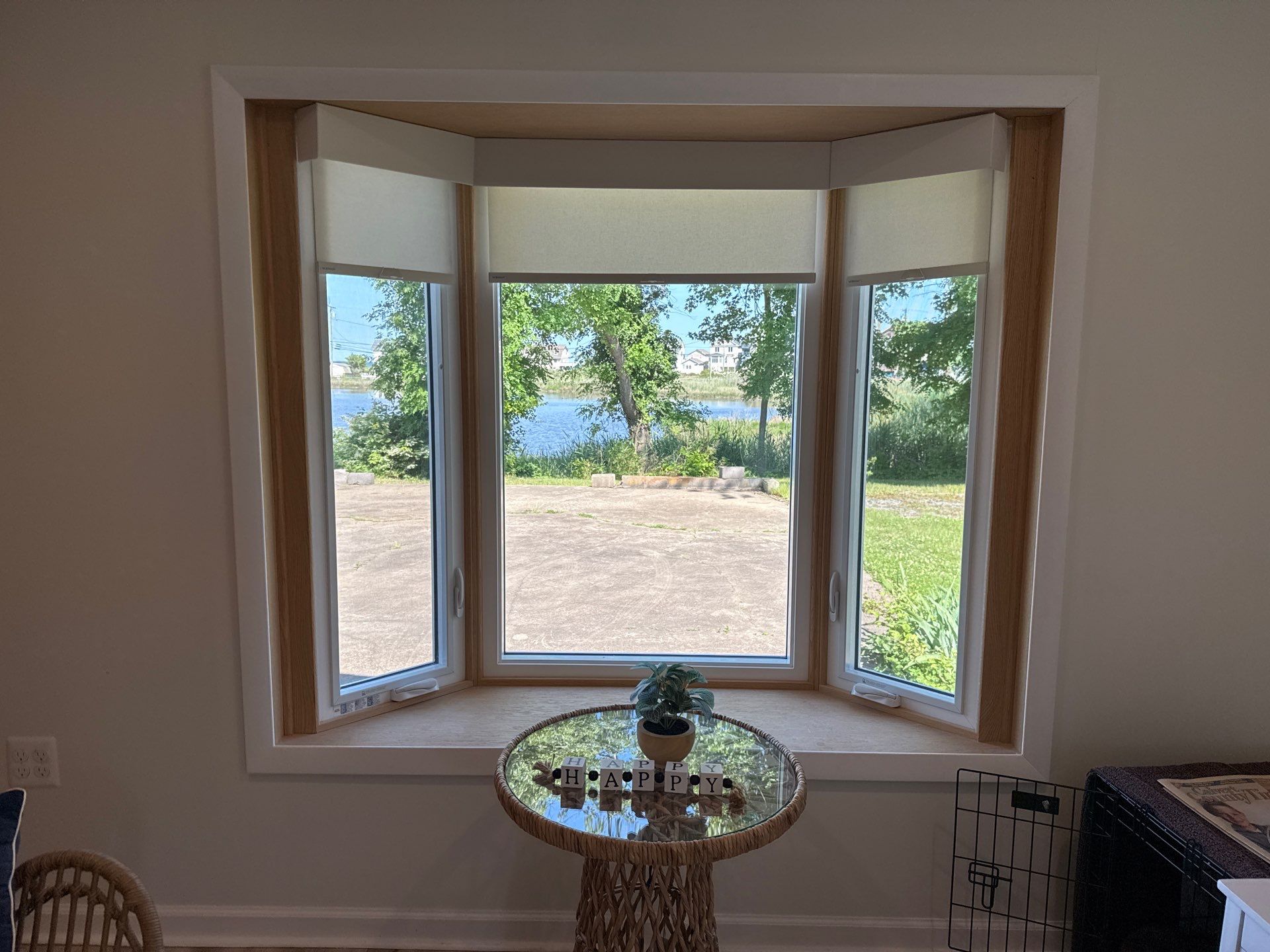 Roller Shade Project in North Beach, MD by Southern Maryland Custom Blinds