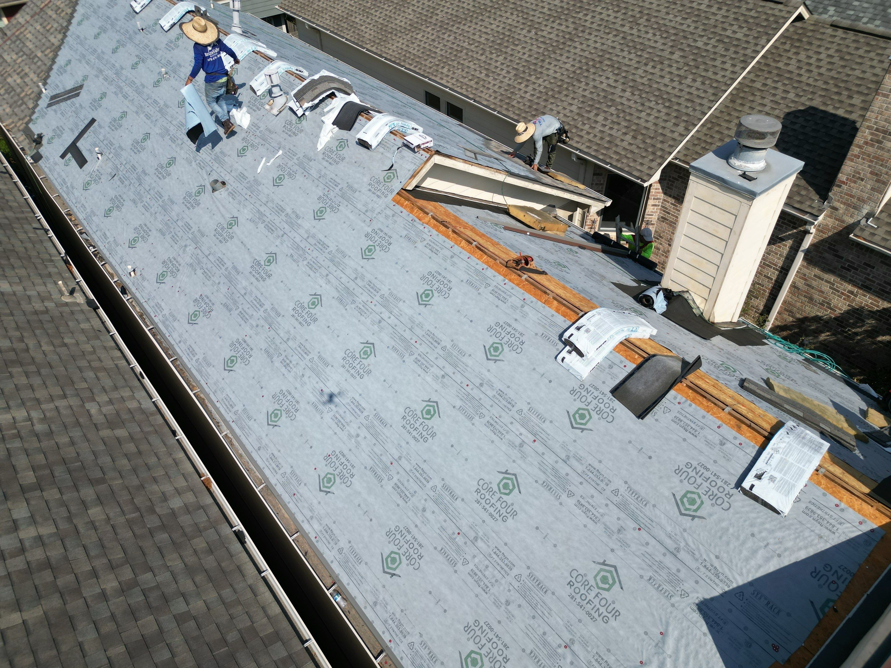 Residential Roofing Installation near Downtown by Core Four Roofing