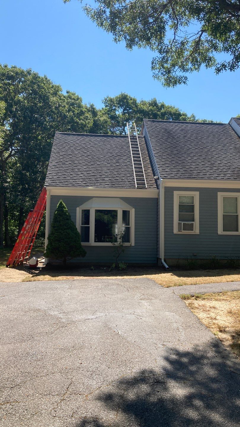 Marstons Mills, MA Gutter Installation using 5" K-Style Aluminum Gutter by Gutter Pro Enterprises