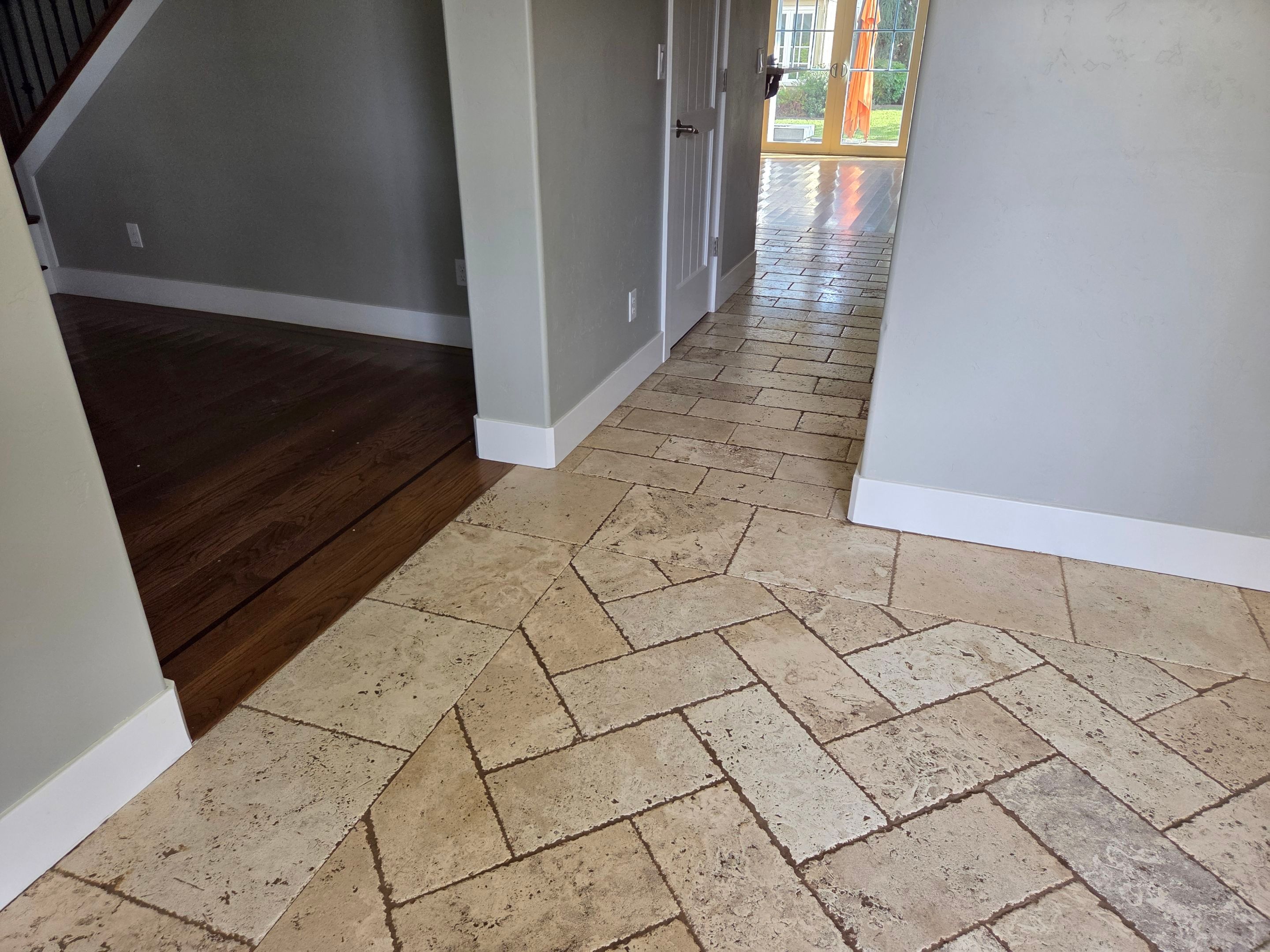 Travertine, Tile Floor Cleaning by Ardent Carpet Restore LLC