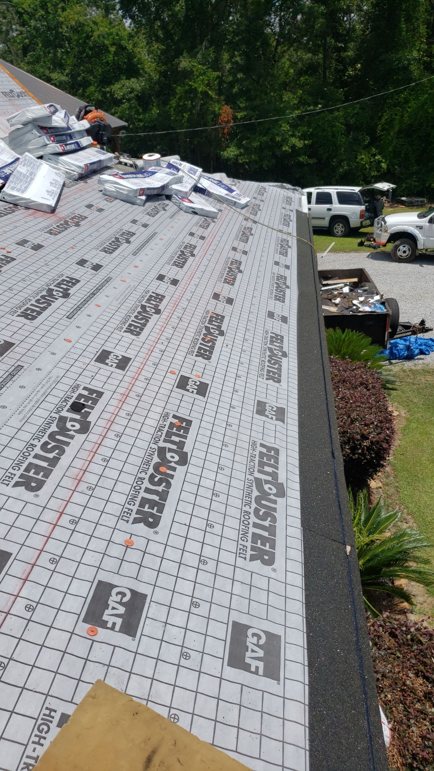 Residential Roofing Installation using Roof Replacement by American Roofing & Construction LLC