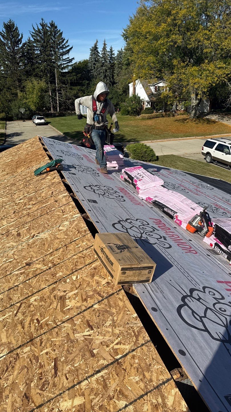 Roof Replacement using Owens Corning Williamsburg Grey by 180 Contractors