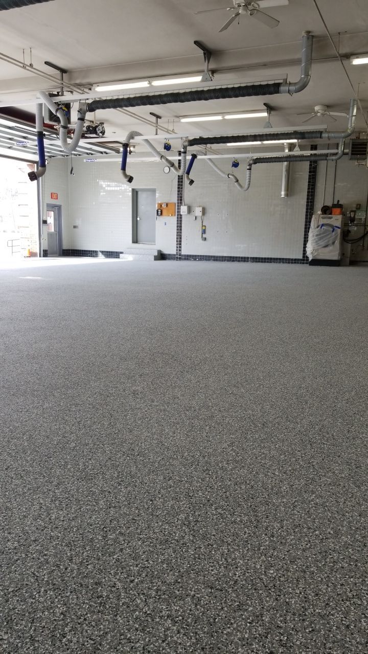 Dover Firehouse with their new Smoke Floor! by Spectrum Painting, LLC