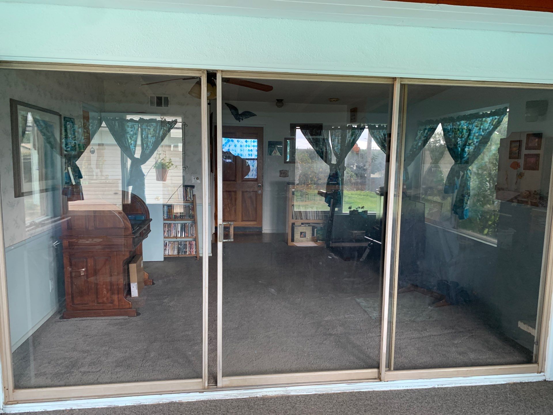 Sliding Patio Door using Vinyl retrofit by American Window Company
