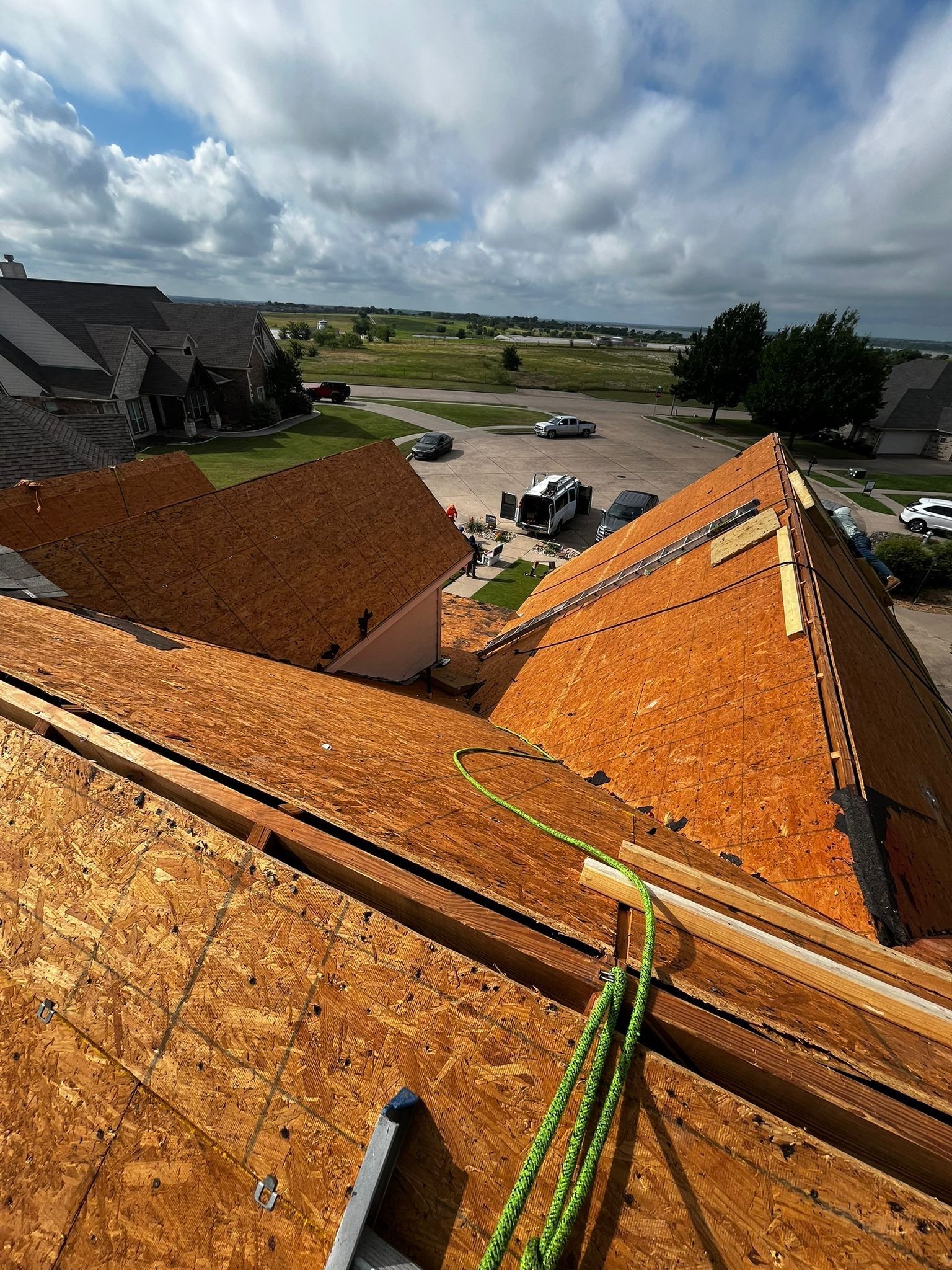 Project in Cleburne by Lonestar Roofing and Restoration LLC.