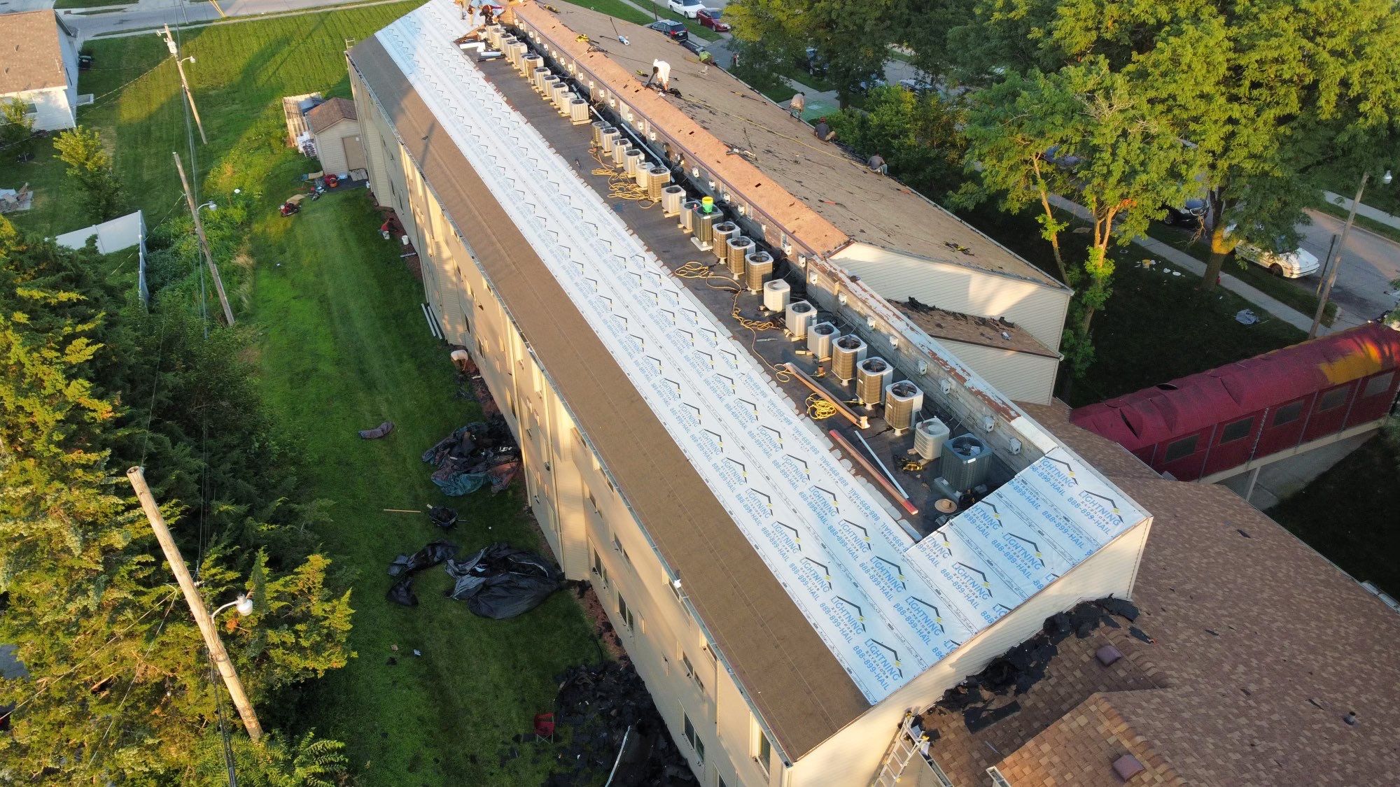 Lightning Commercial Restoration using Tamko Titan by Lightning Exteriors