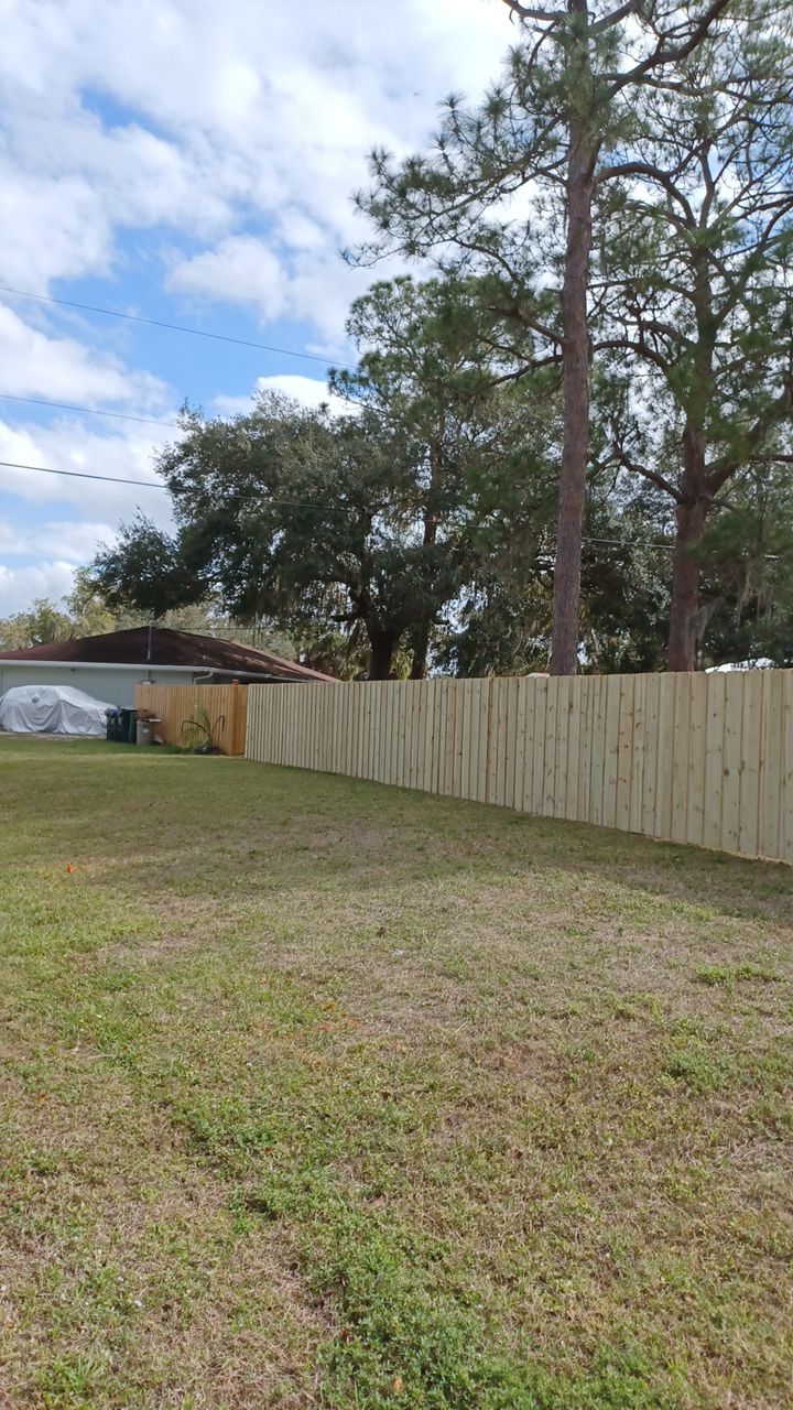 North Port, FL 6ft. Tall Treated Board on Board Privacy Fence by Asap fence and gates, LLC