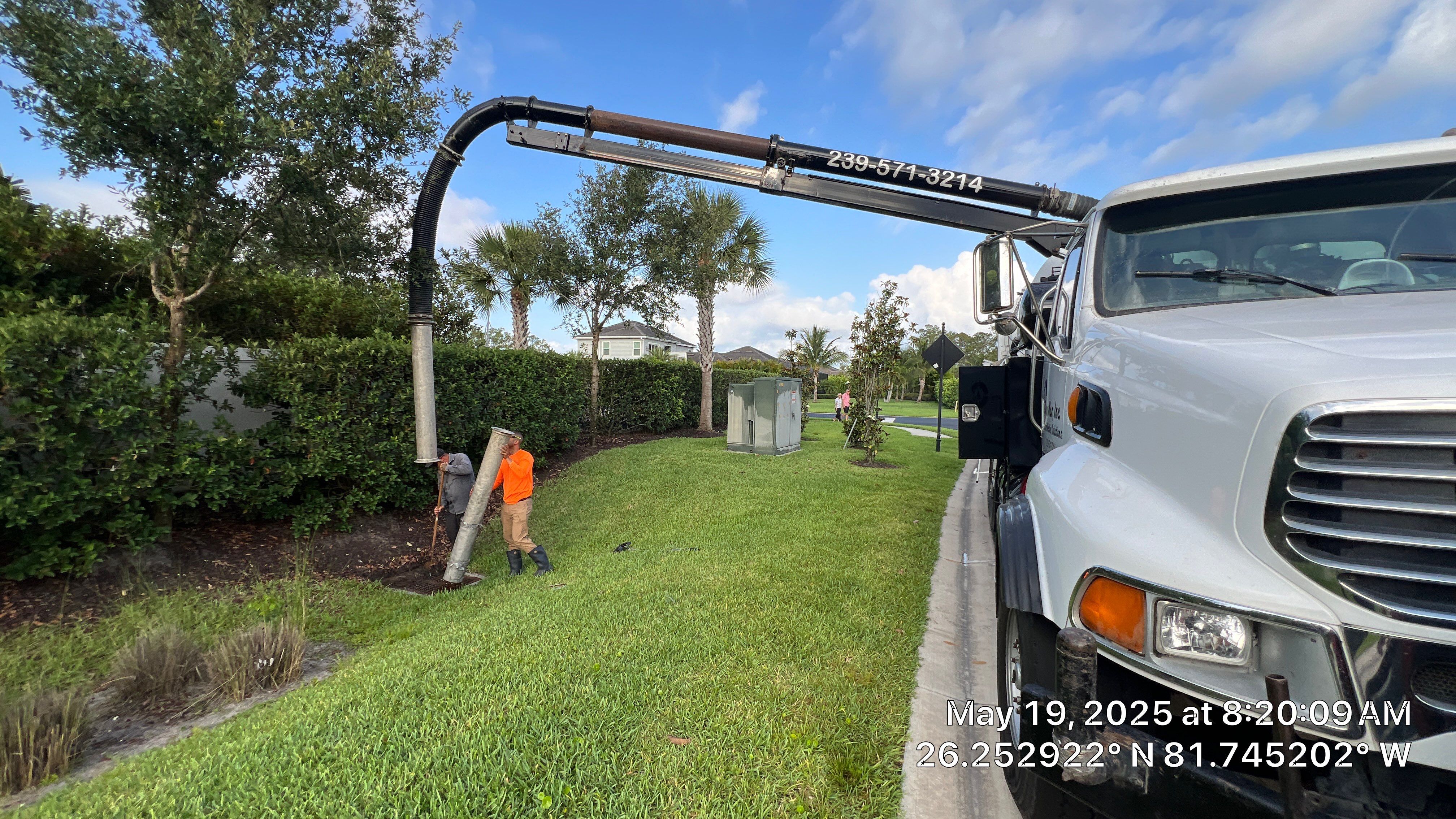 North Naples Community Stormwater Catch Basin Cleaning by APS Power & Water