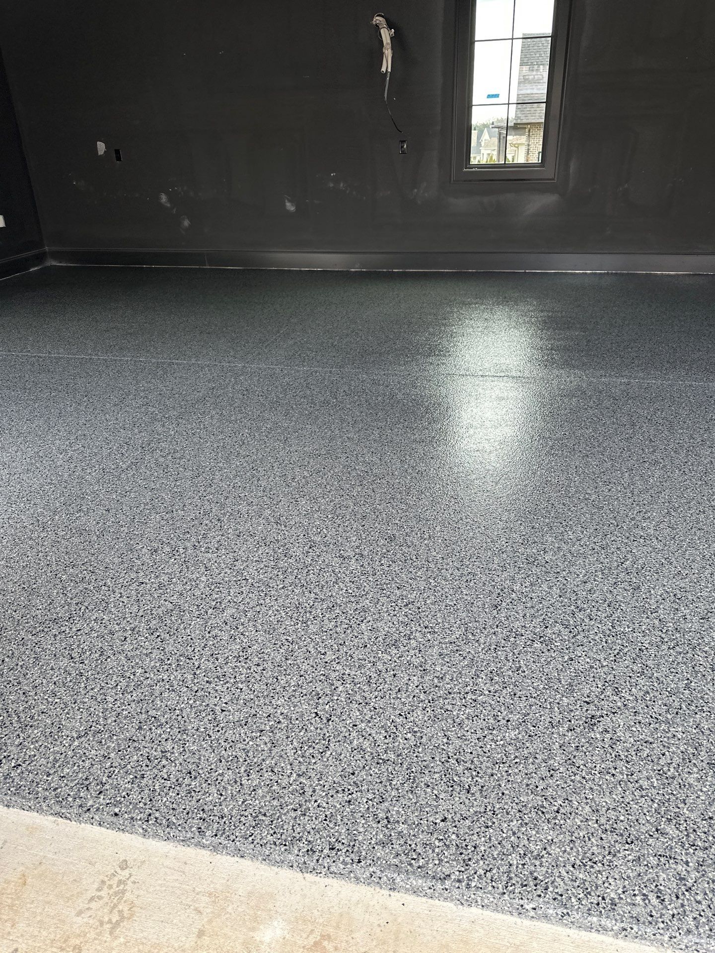 Garage Floor Coating using Nightfall by My Garage Floor Guys
