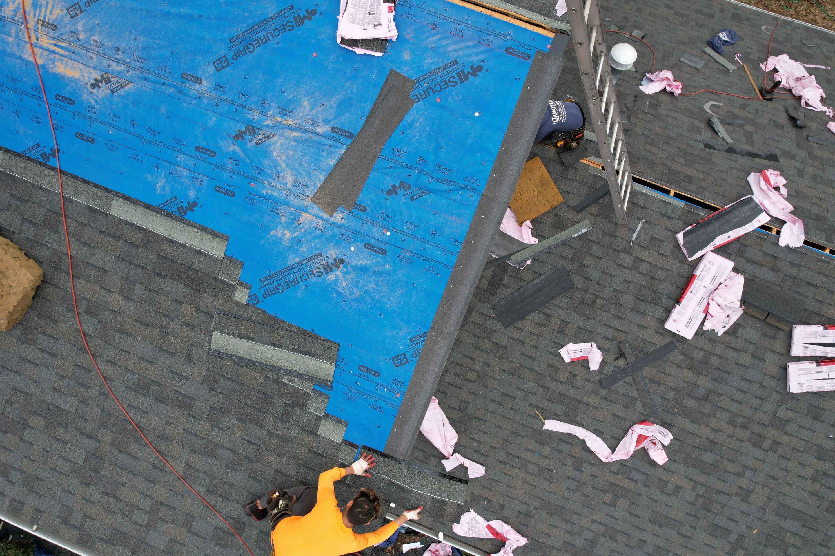 Residential Roofing Installation using Owens Corning by Inspector Roofing and Restoration