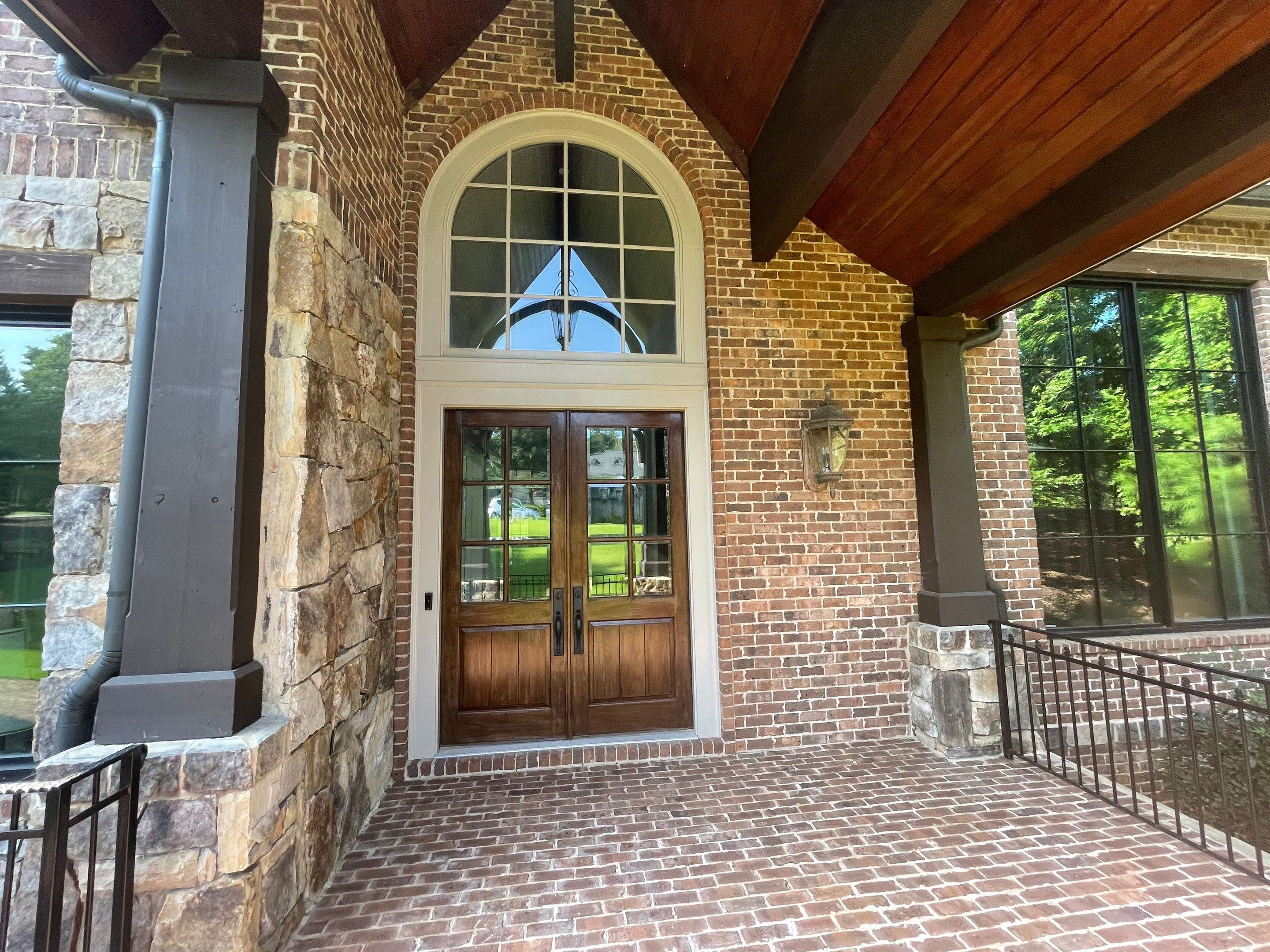 Suwanee Residential Exterior Painting and Dark Trim Update by Swift Home Renovations