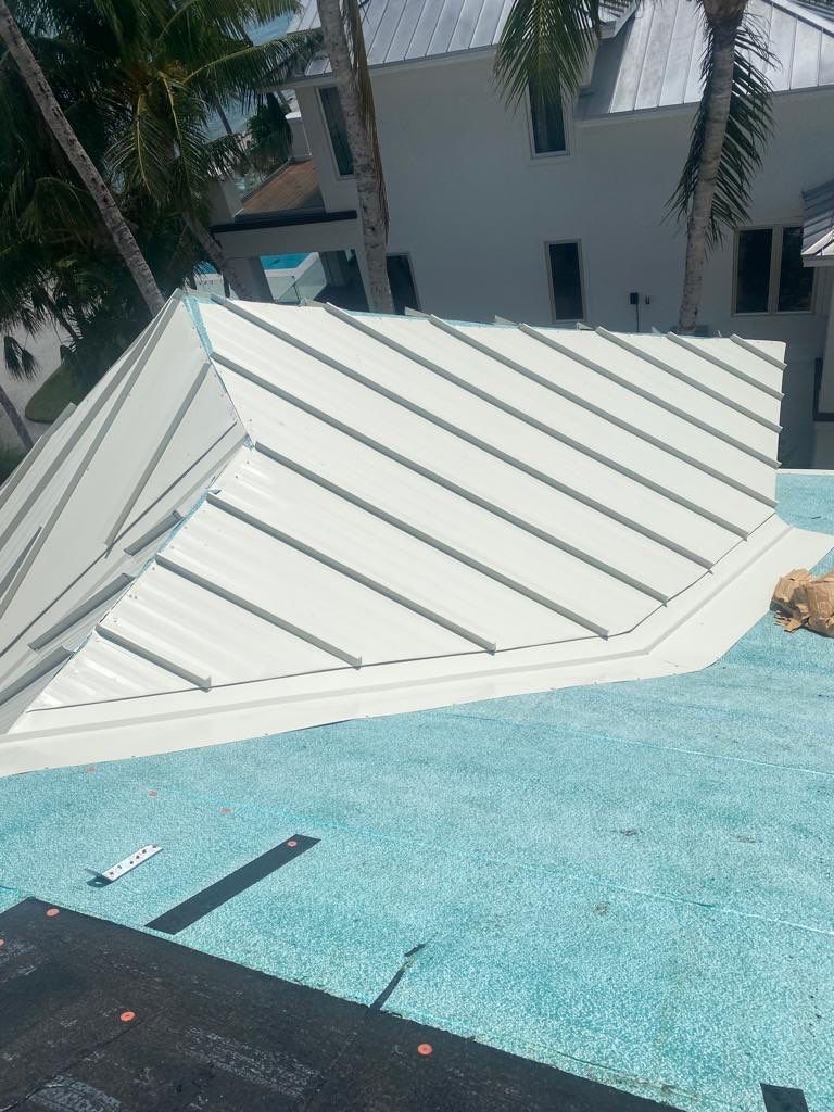 Sanibel Island Standing Seam Roof Replacement by Four Peaks Roofing
