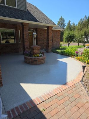 Entryway Transformation using Travertine