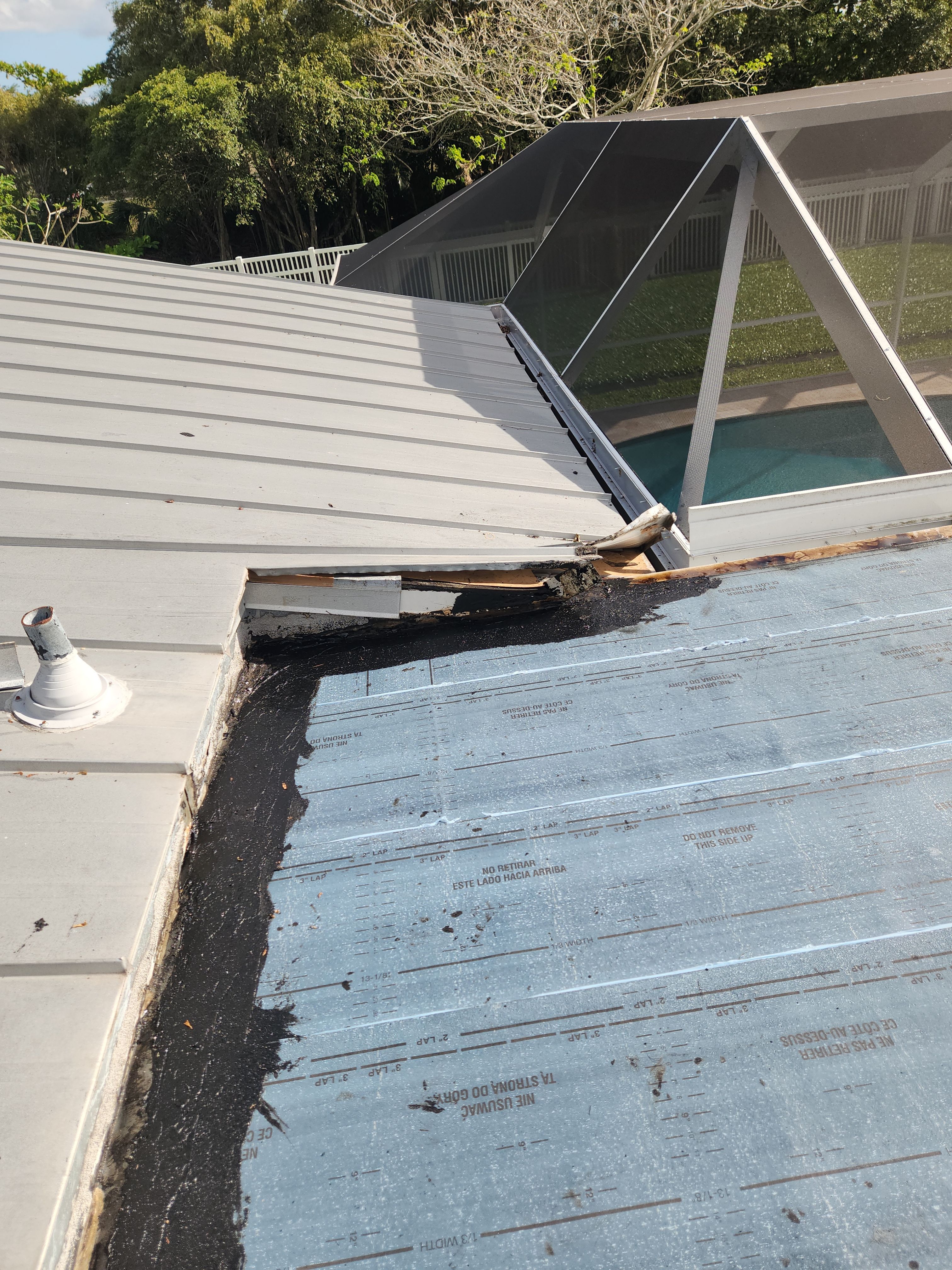 Flat Roof Replacement and Fascia Repair in Margate by Aastro Roofing