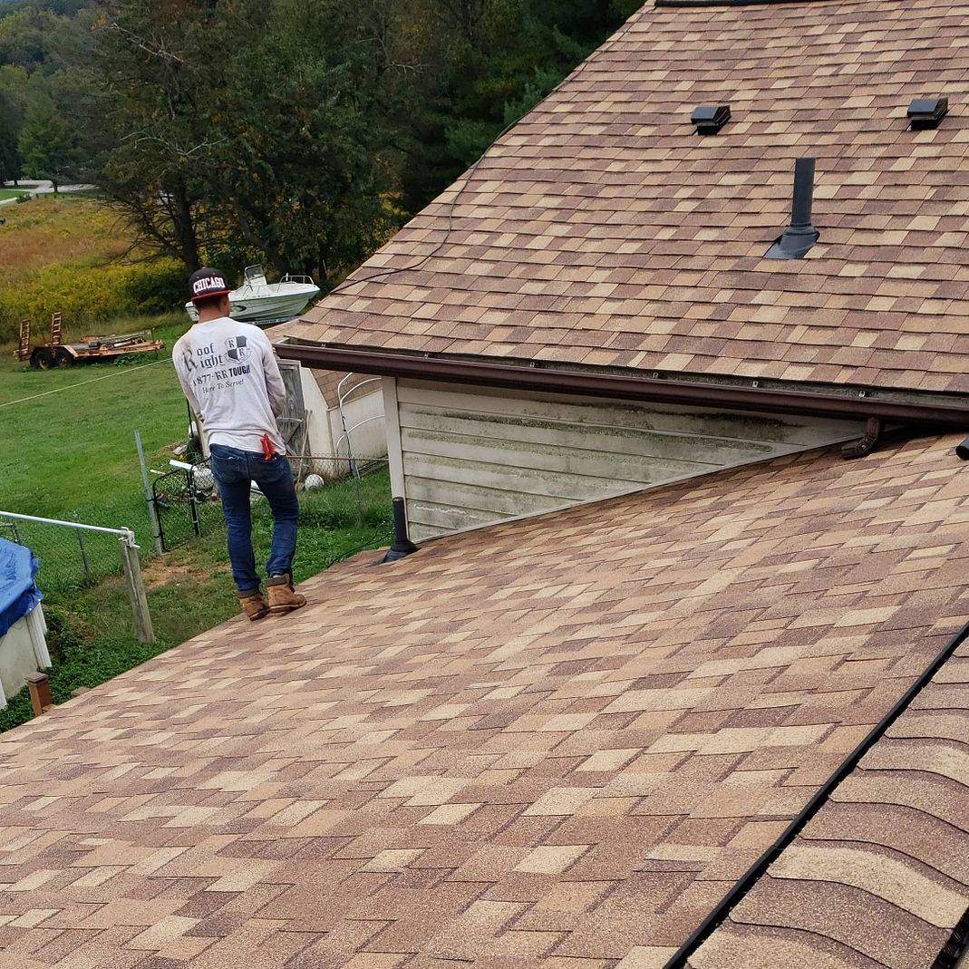 Residential Roofing Installation using Landmark Lifetime Architectural Shingles Max Def by Roof Right Inc