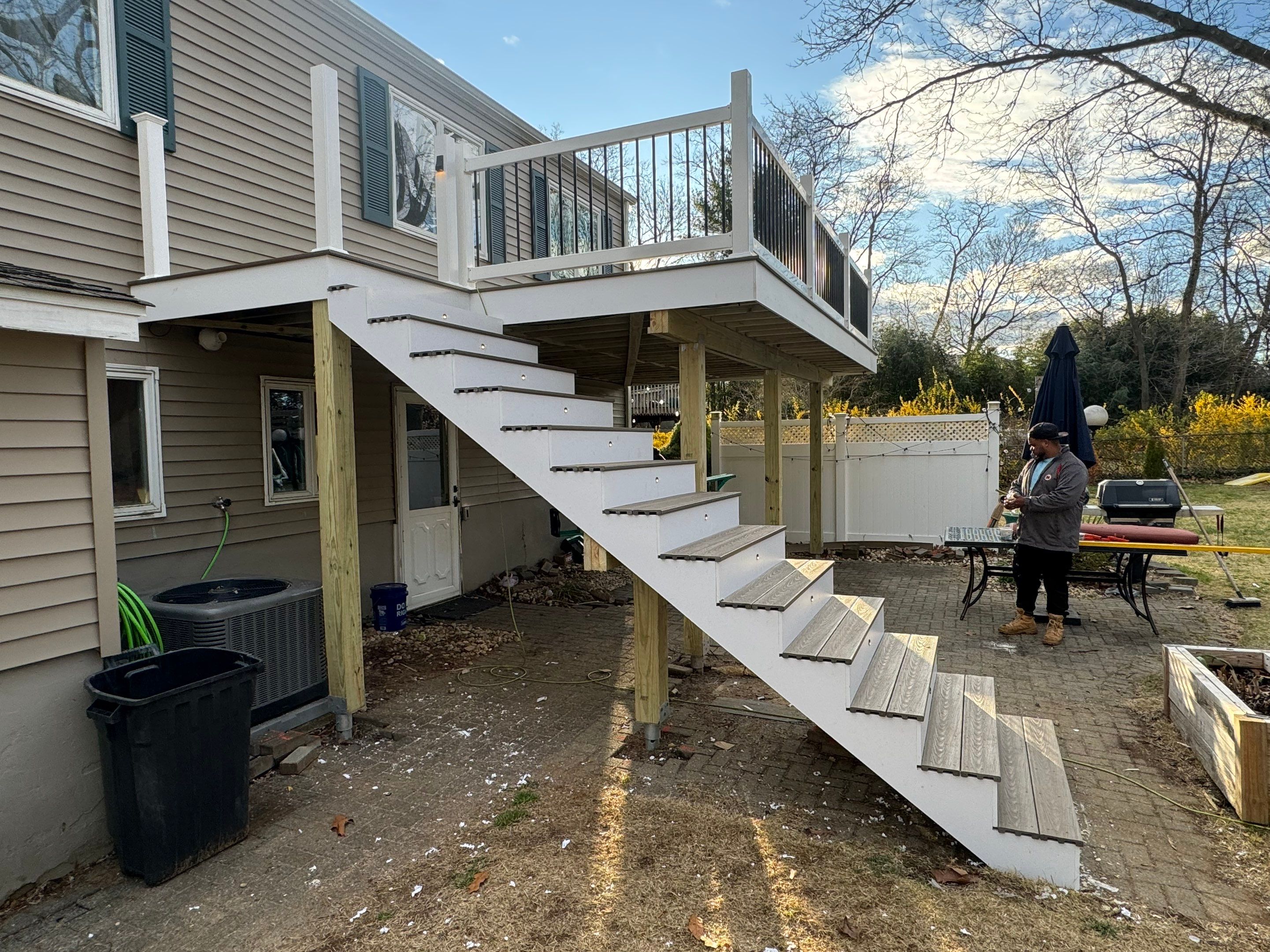 New deck in Middletown by deck guardian