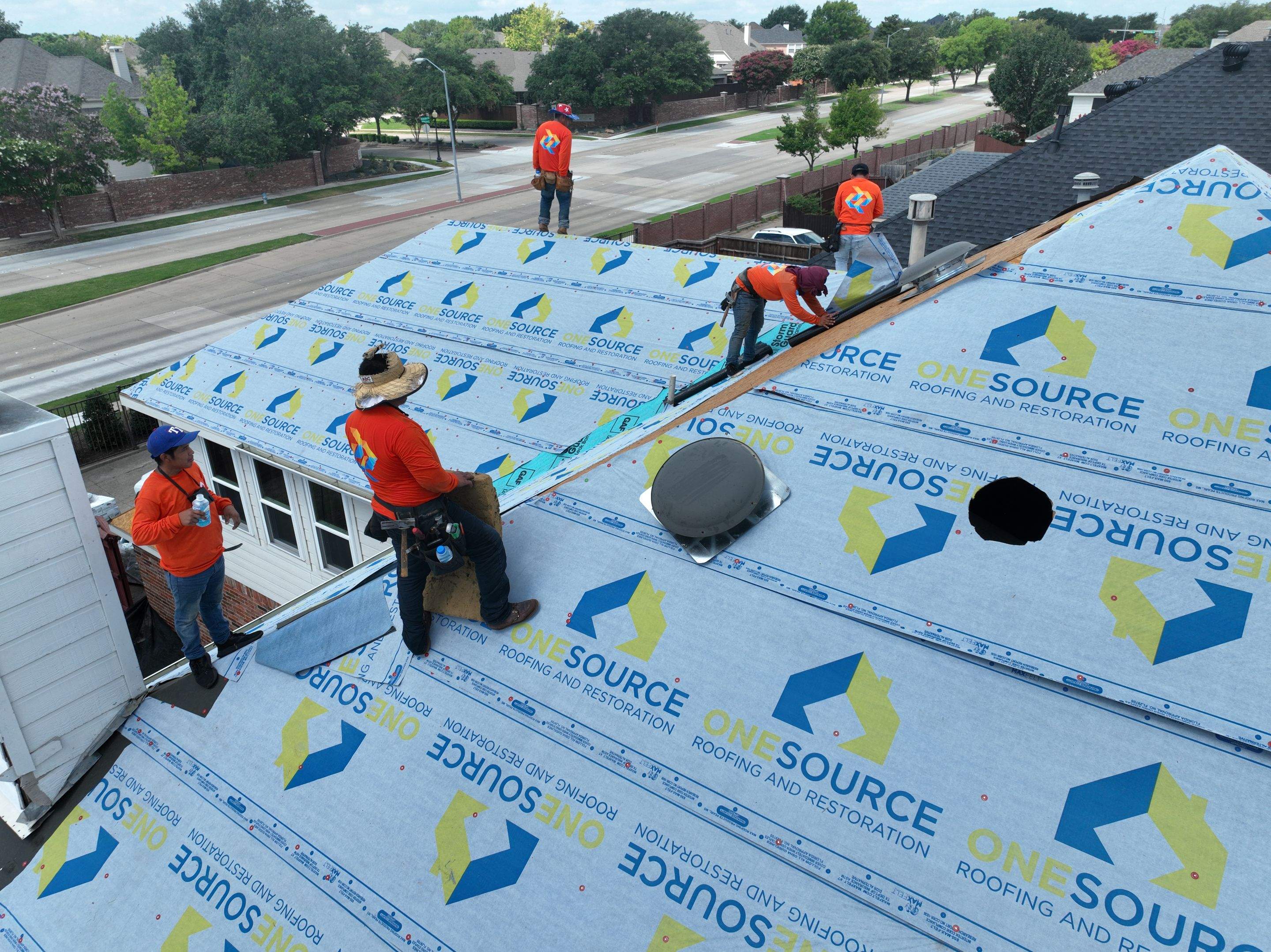 Residential Roofing Installation using Malarkey Vista Weathered Wood Plus by OneSource Roofing and Restoration