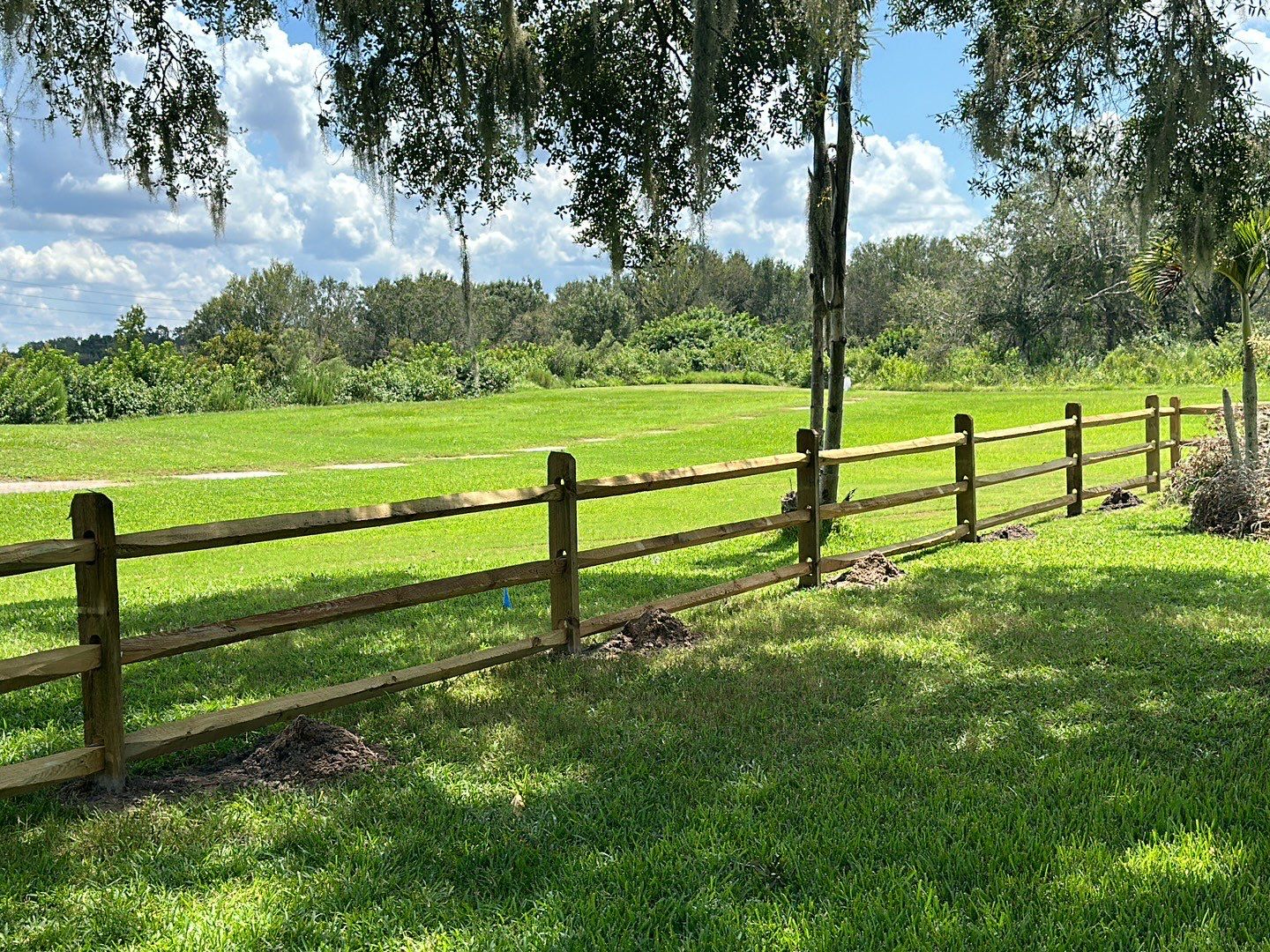 Wood Fence Installation using Wood 3 Rail Ranch Fence by Asap fence and gates, LLC