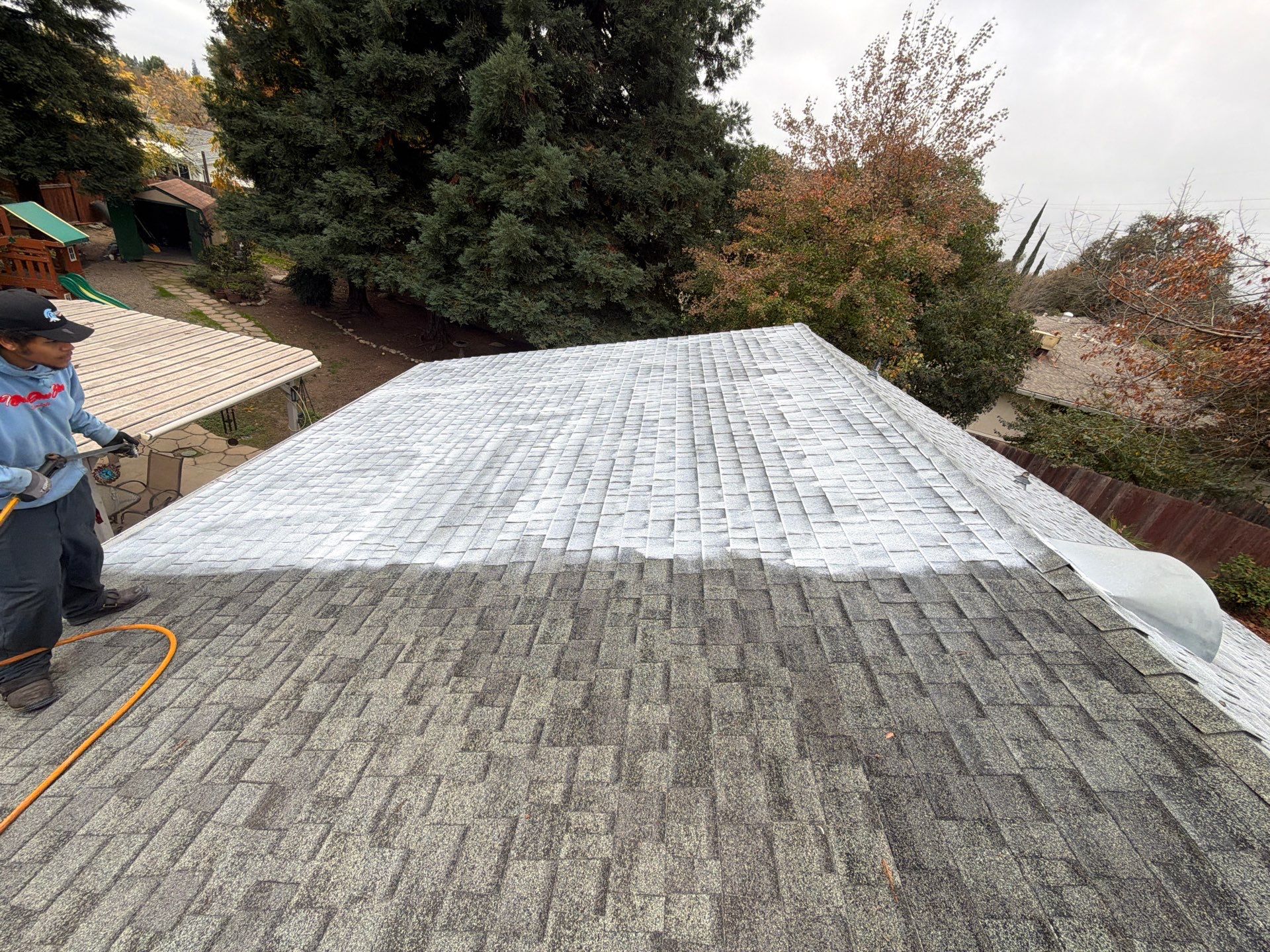 Roof Rejuvenation using Roof Maxx Treatment by Roof Maxx of Folsom