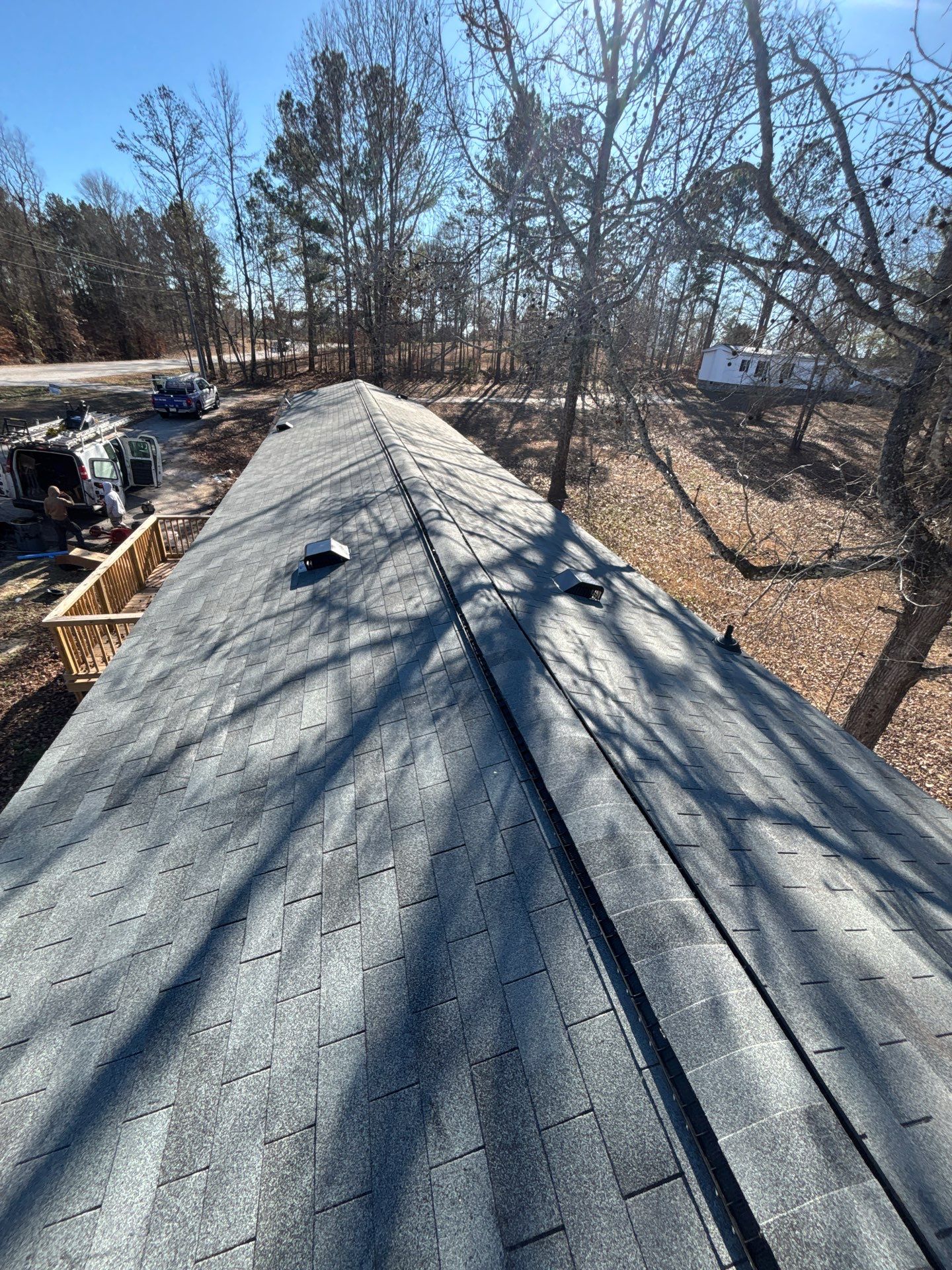 Roof Replacement in Waterloo, SC | New CertainTeed XT 25 Nickel Gray Shingles by Roofers LLC