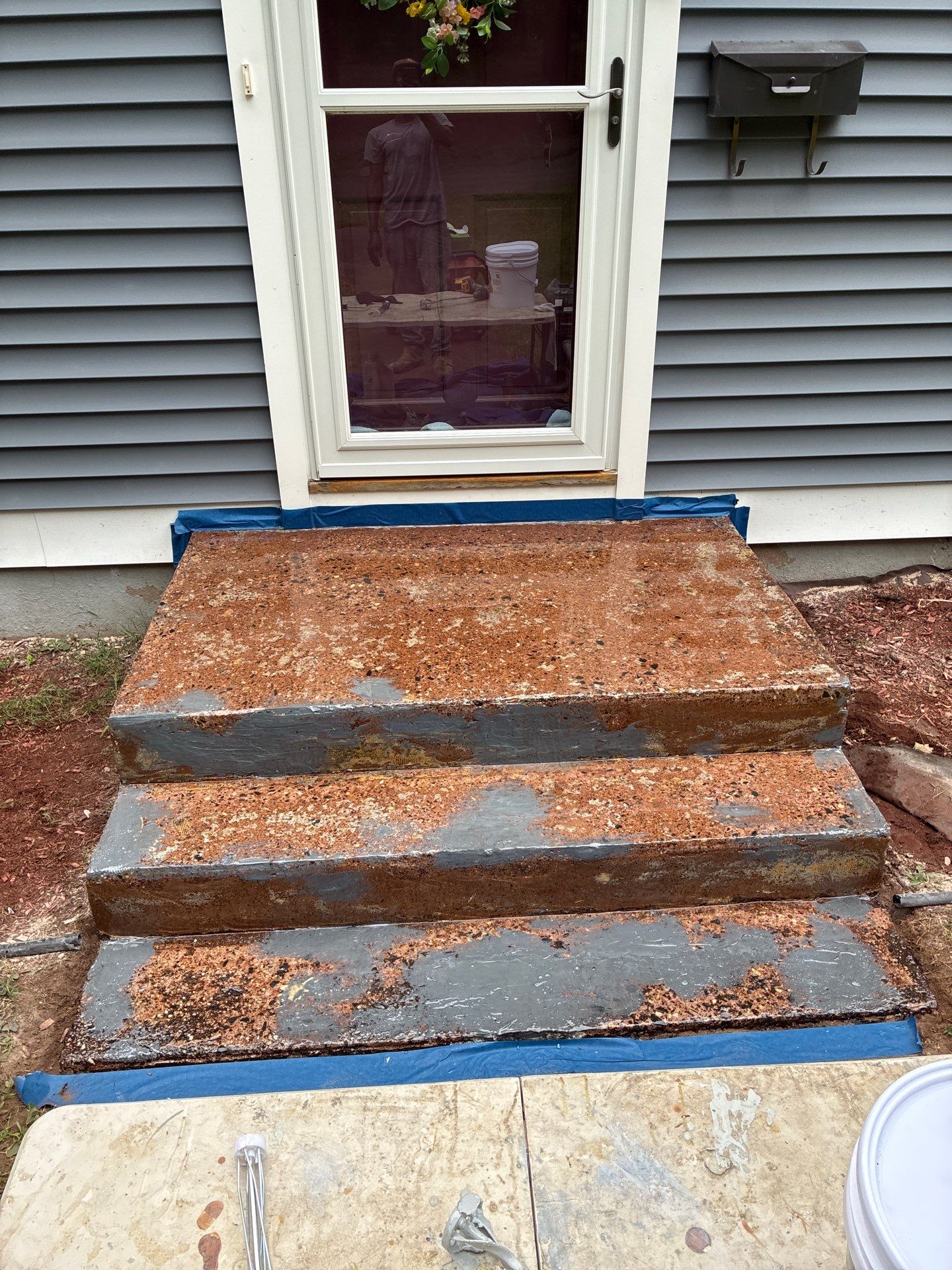 Concrete Floor Coating in Tidal Wave by DiGiorgi Roofing and Siding Inc