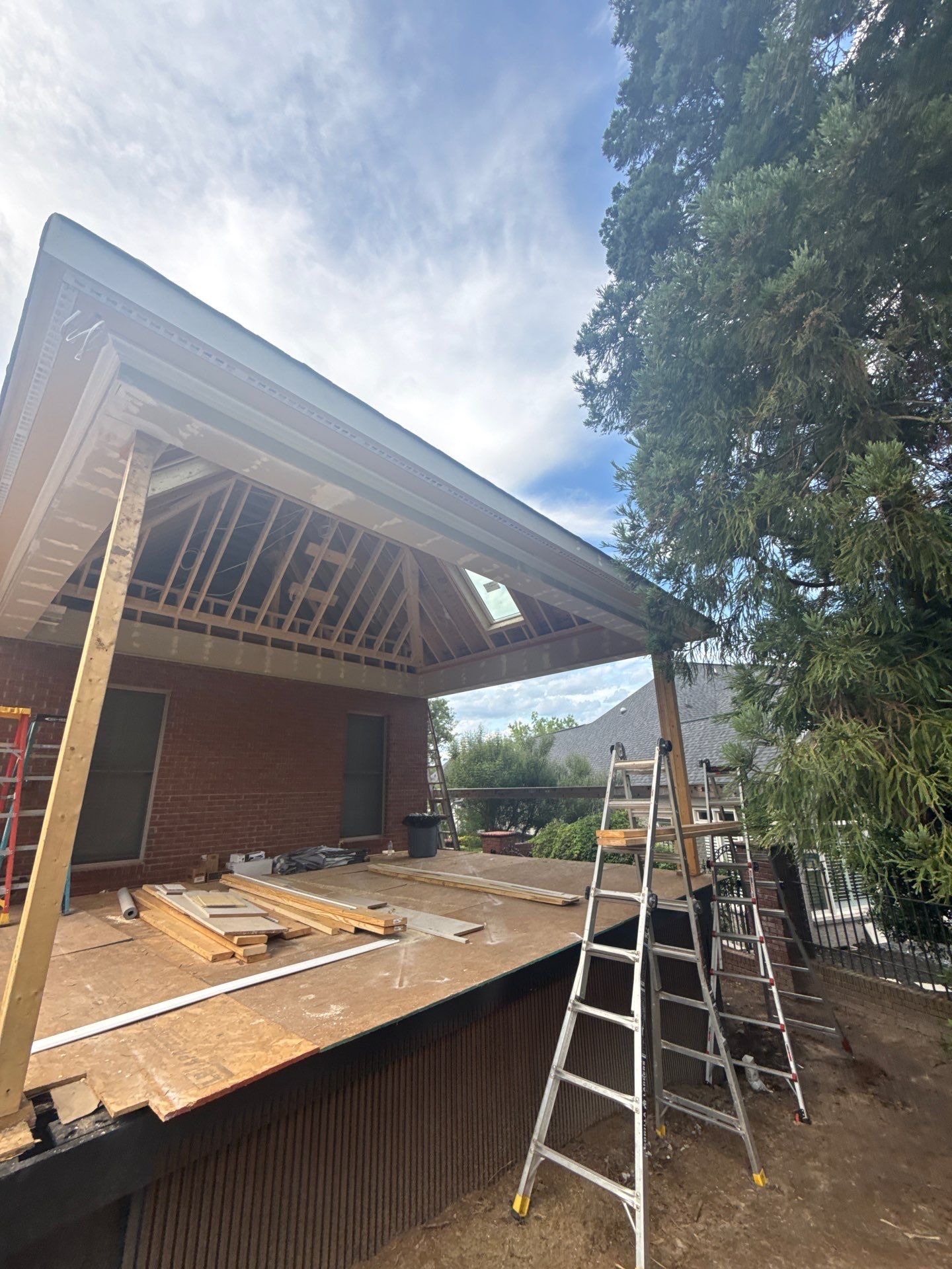TimberTech Aluminum Deck Installation in Greer by Odio Custom Builders