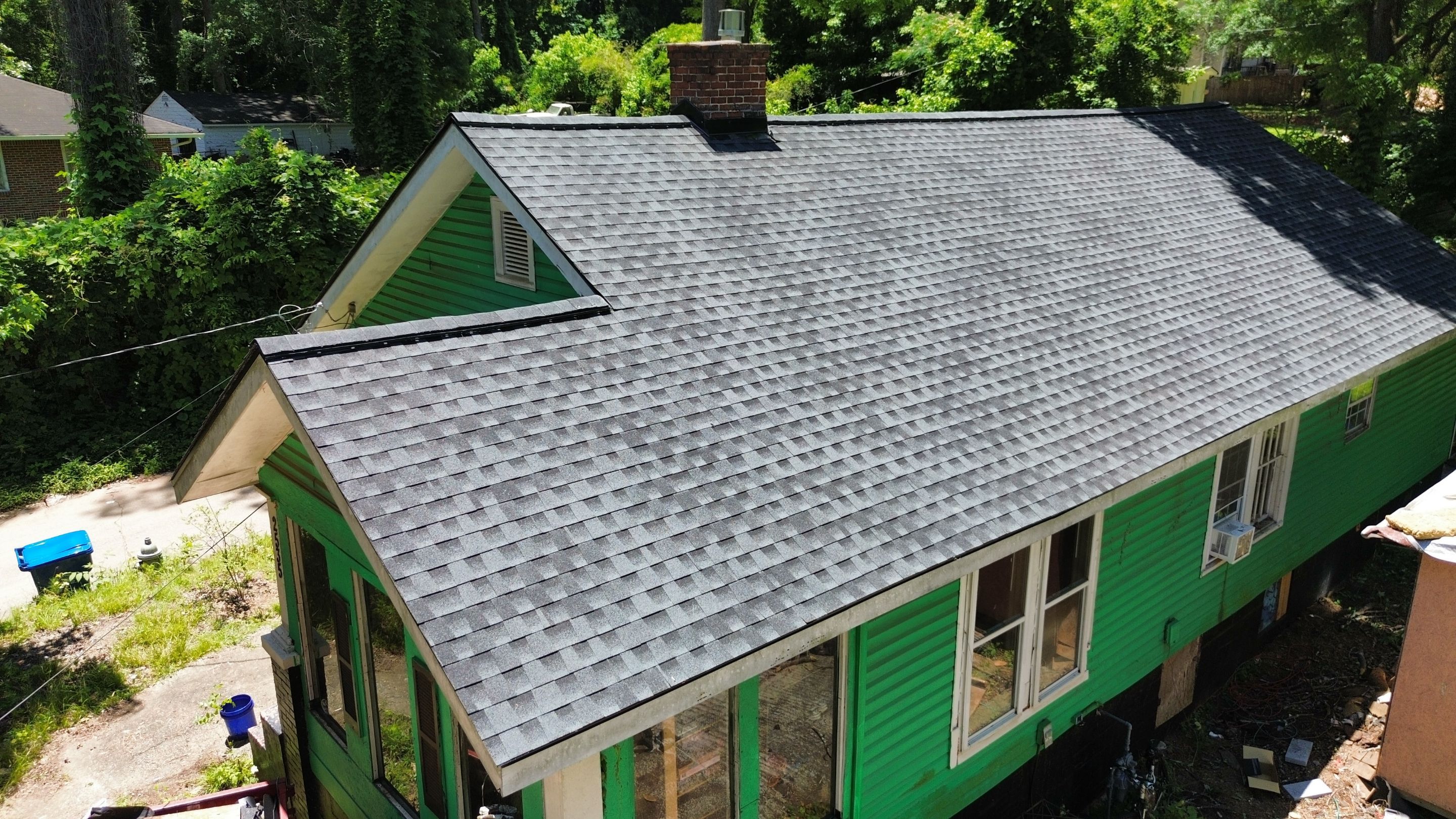 Atlanta, GA Roof Replacement GAF Timberline HDZ Charcoal by Reset Roofing