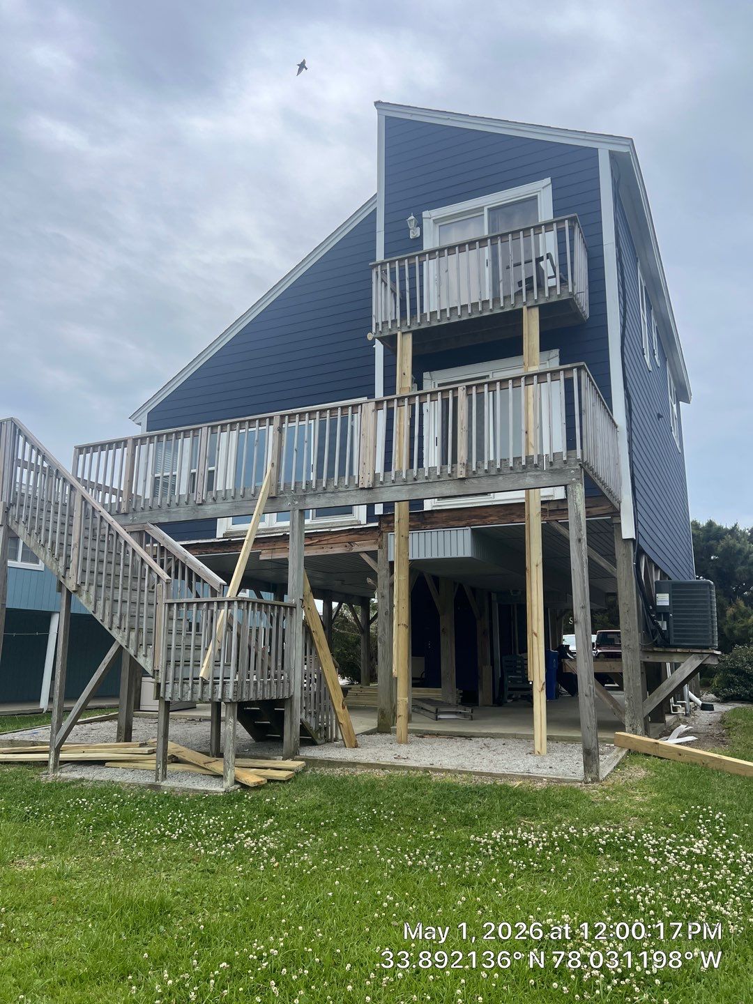 Deck Rebuild Contractor in Oak Island NC by RGR Construction and Roofing, LLC