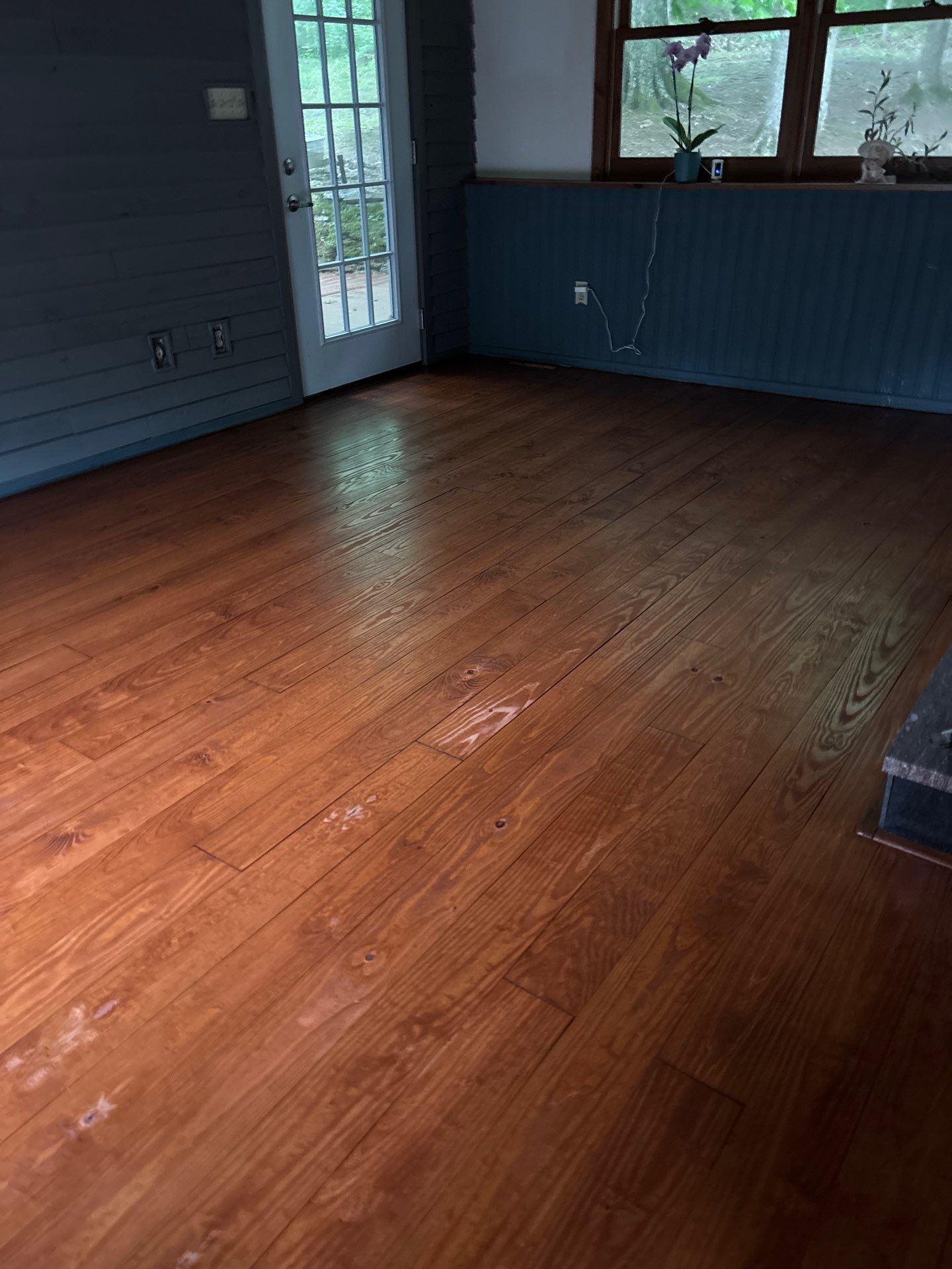 Hardwood Floor Sanding and Refinishing Project in Walton, Kentucky by Footprints Floors Kentucky
