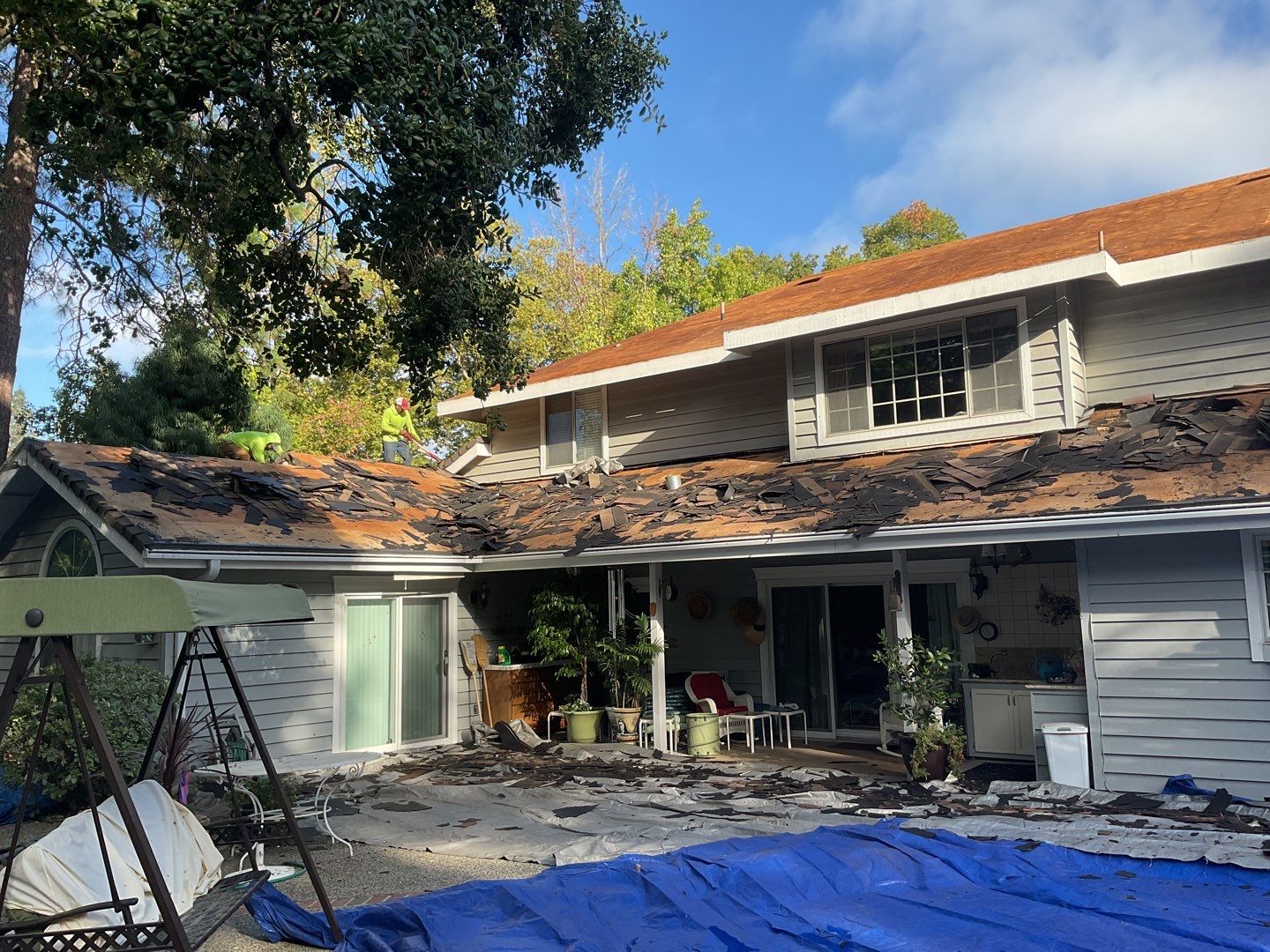 Residential Roofing Installation using Owens Corning Roofing Shingles by Byers Enterprises 