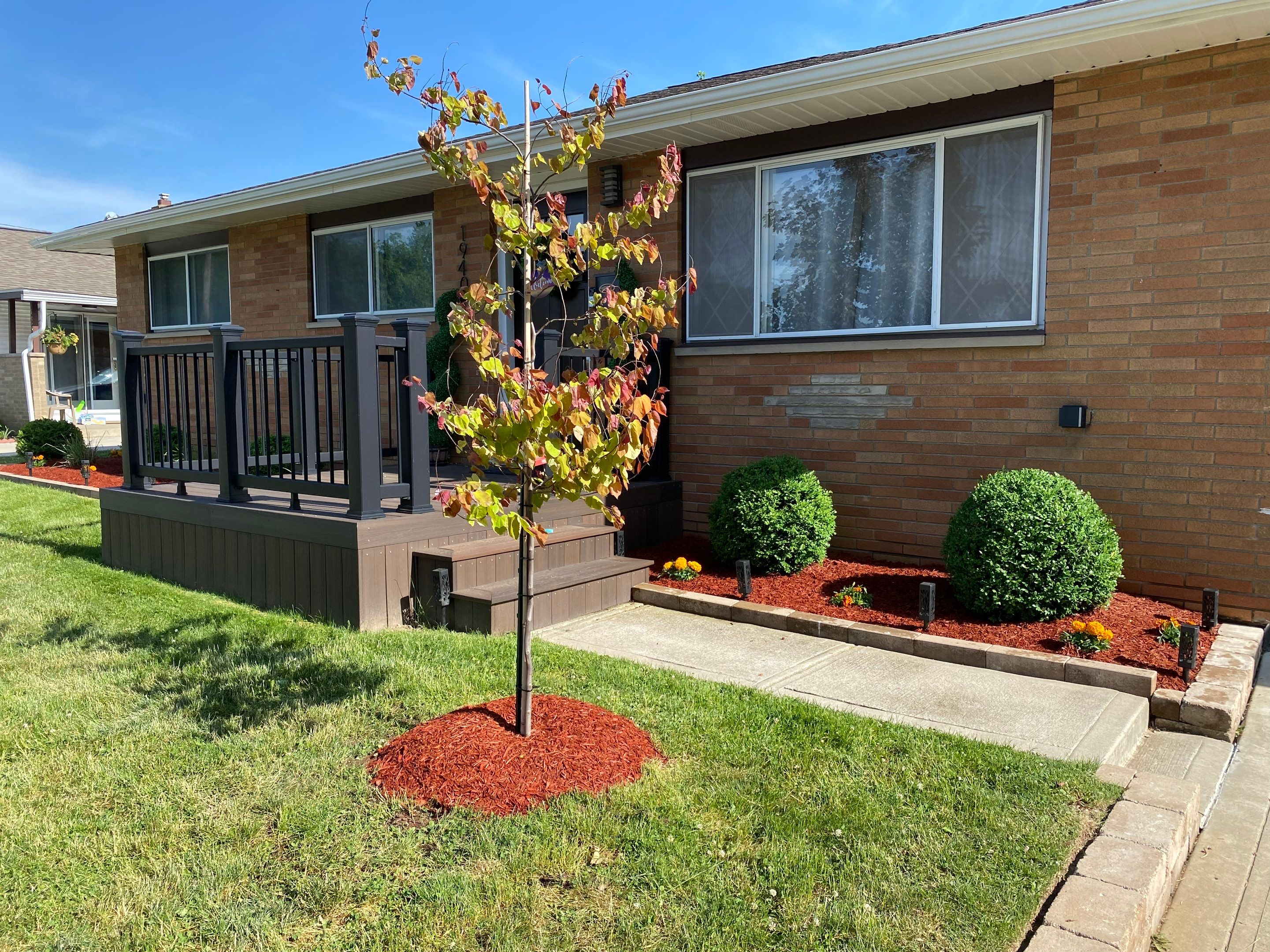 Chestnut Brick Project by Elm Rose Gardens