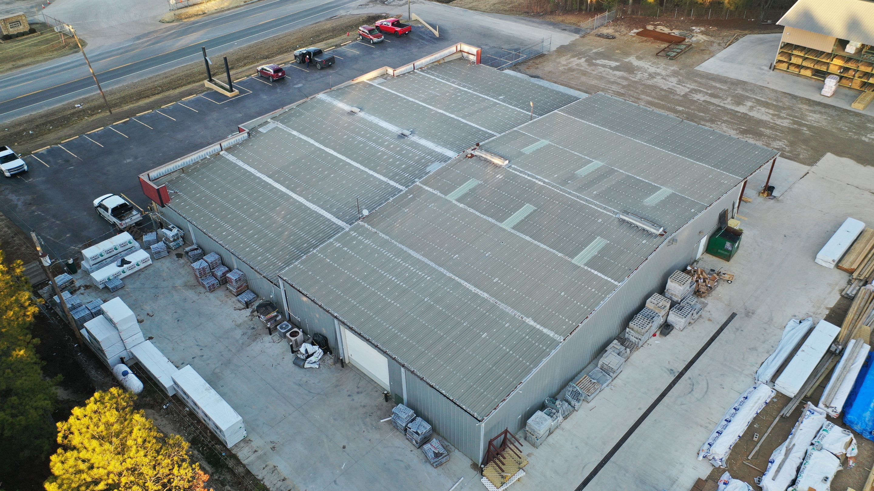 Commercial Roofing Installation using Aldocoat Coatings by Hostetler Roofing