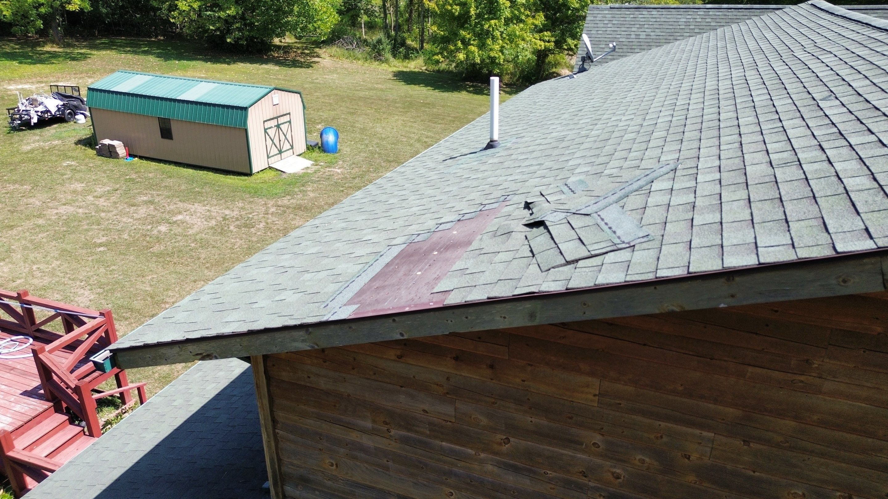 Residential Roofing Installation using Timberline HDZ Shingles - Williamsburg Slate by RoofX 
