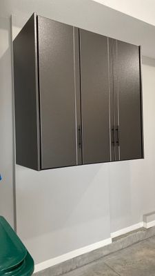 Andy W. adds wall storage to garage! 