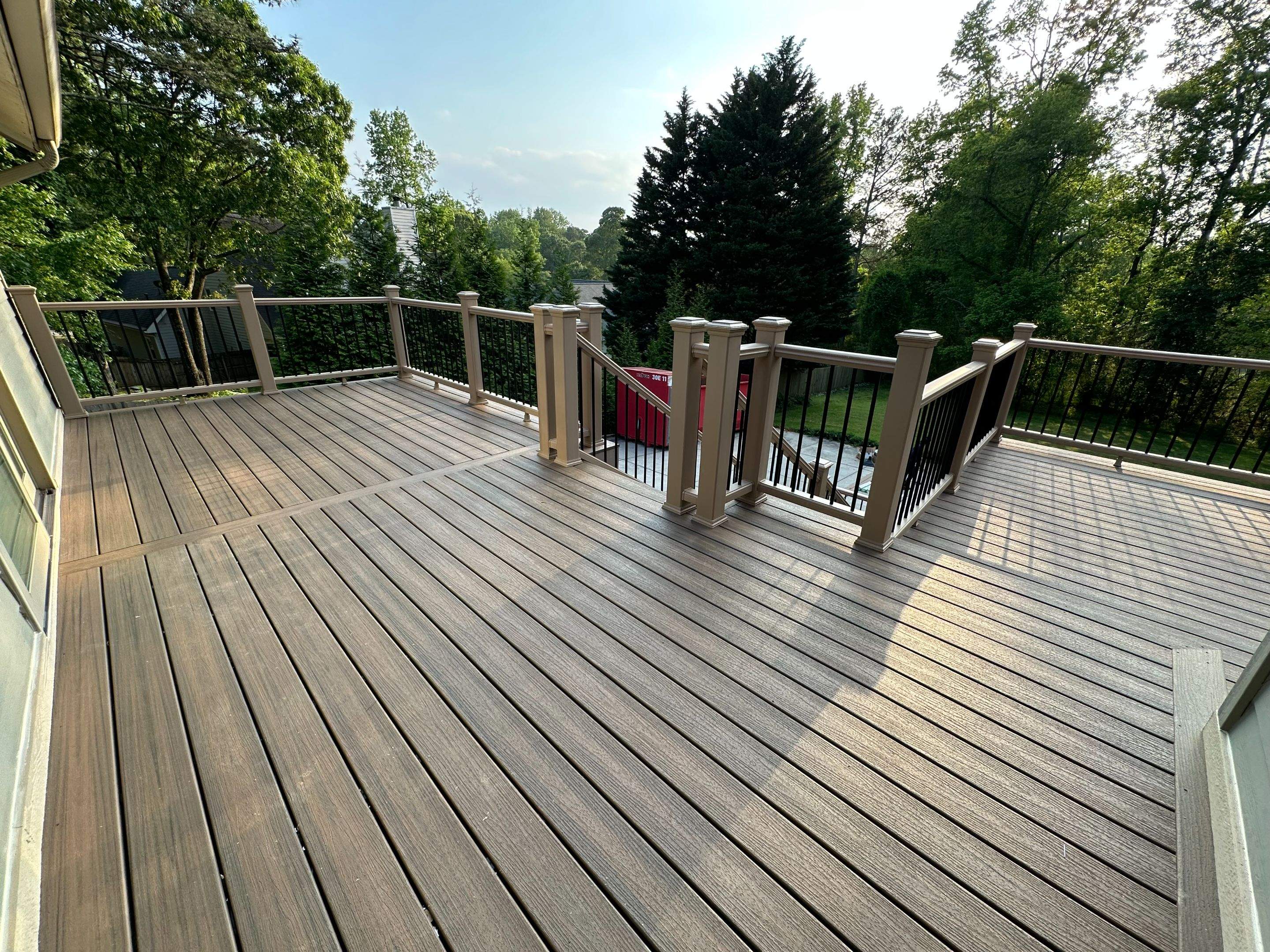 Dewey Deck Rebuild with Awning in Buford by Craftsman Deck Builders