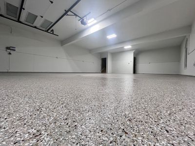 Creekbed Flake Garage Floor 