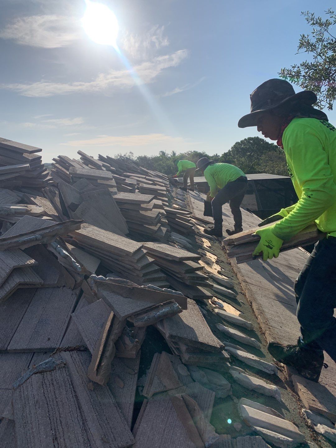 Residential Roofing Installation using Concrete Tile in Bonita Bay Community by International Roofing