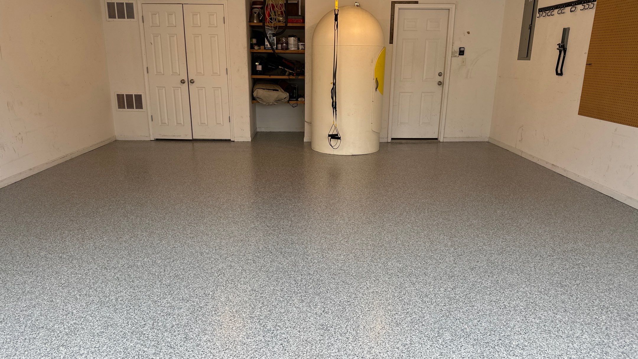 Matt J. upgraded his garage with our Polar Floor by Banner Garage