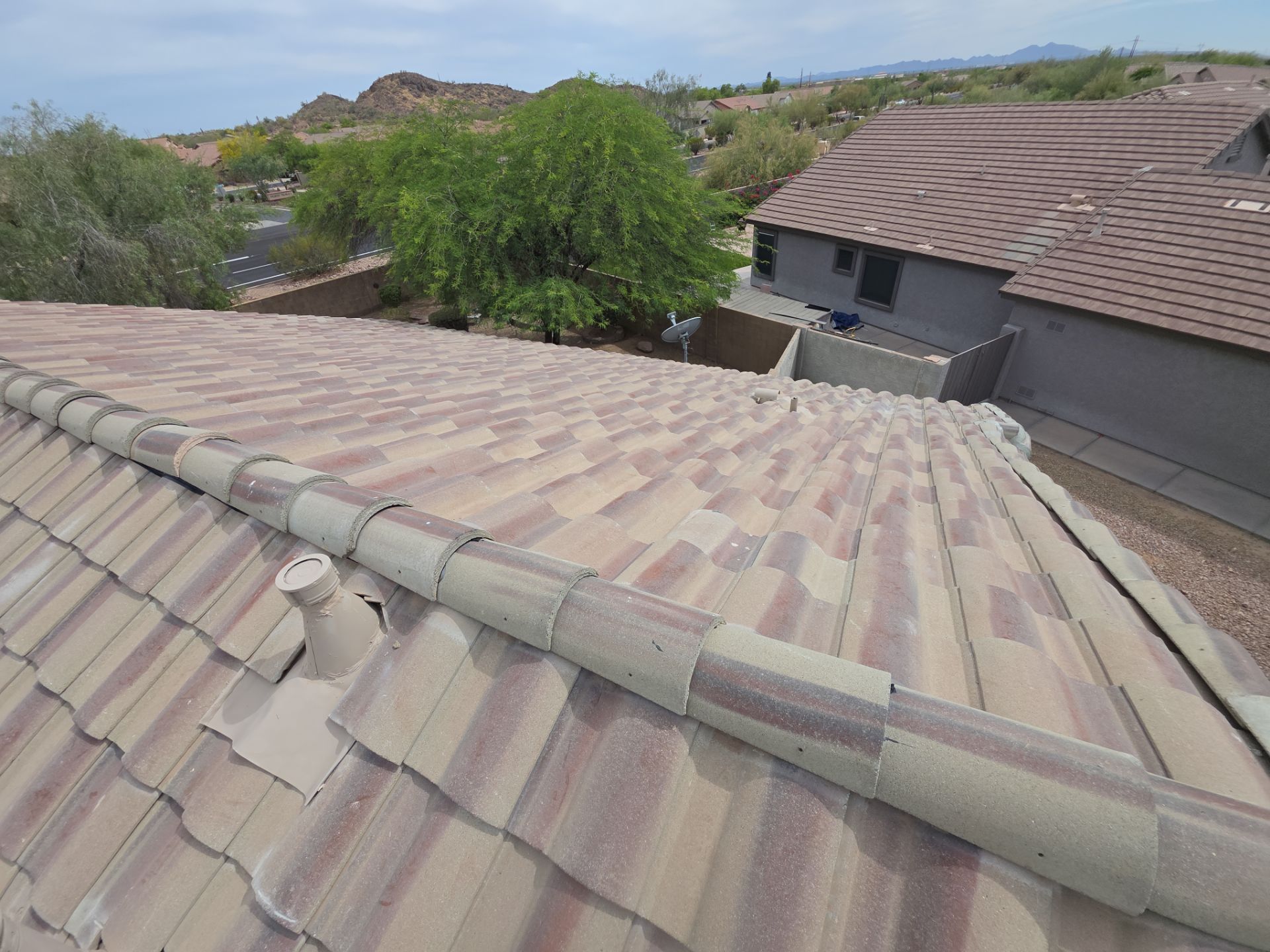 Tile reset in Gold Canyon, AZ by Weather-Tite Roofing