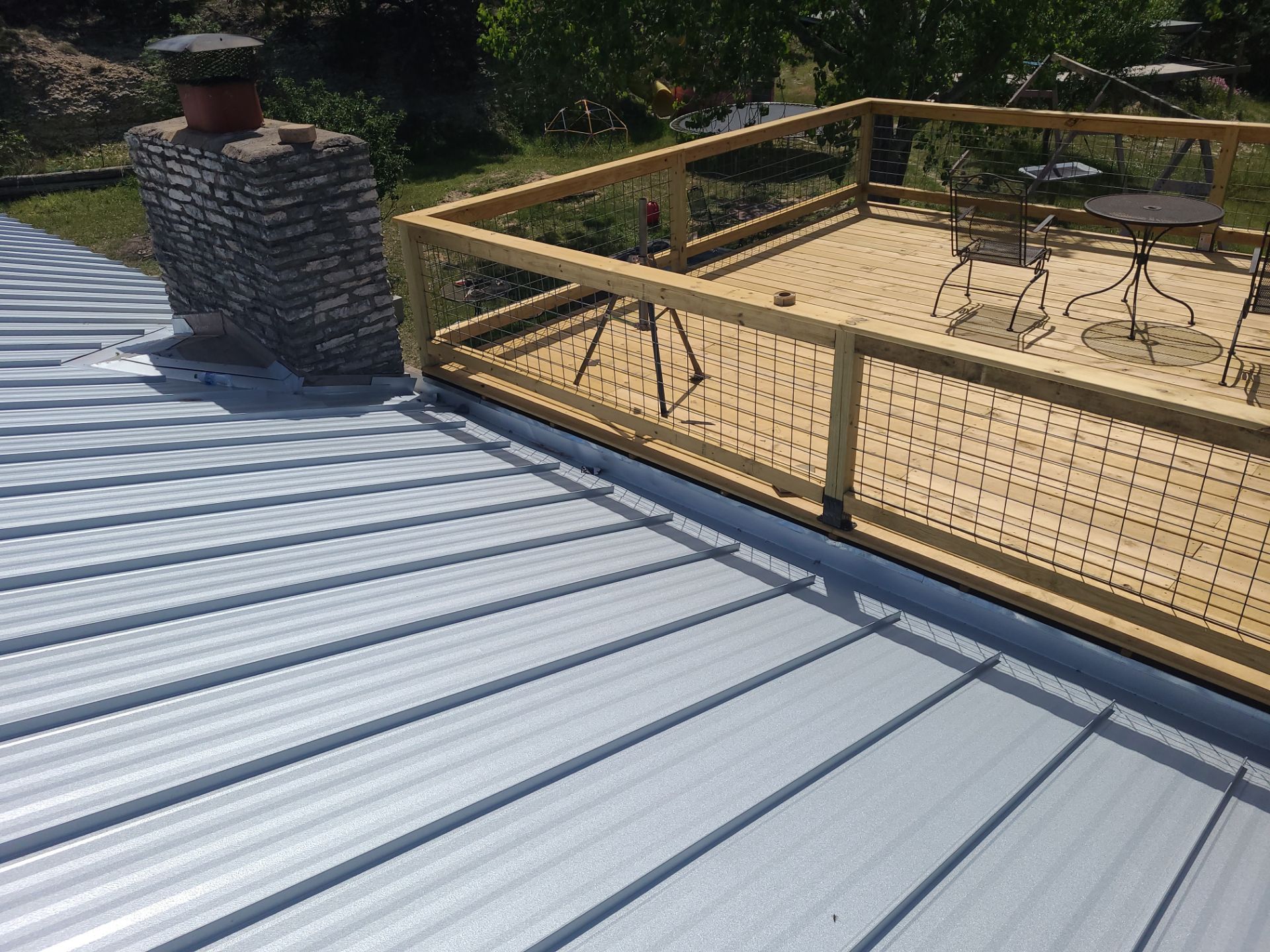 Galvalume Standing Seam offers a 45-year finish warranty! by Oakwood Roofing and Construction, LLC