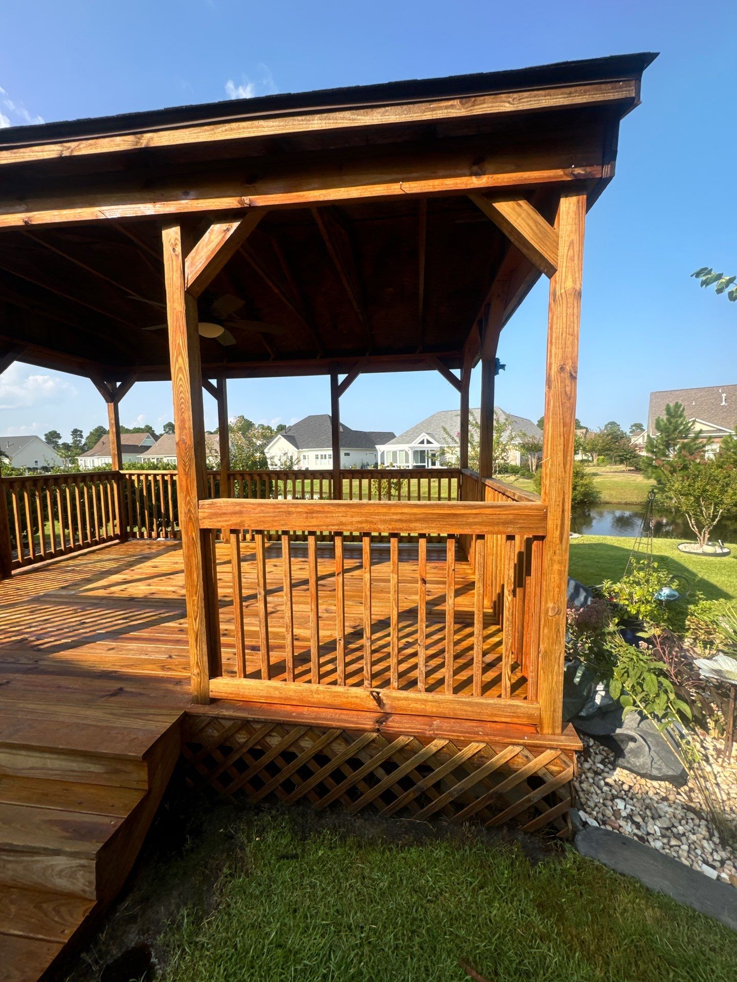 Gazebo using Wood Sealant by DuraSeal