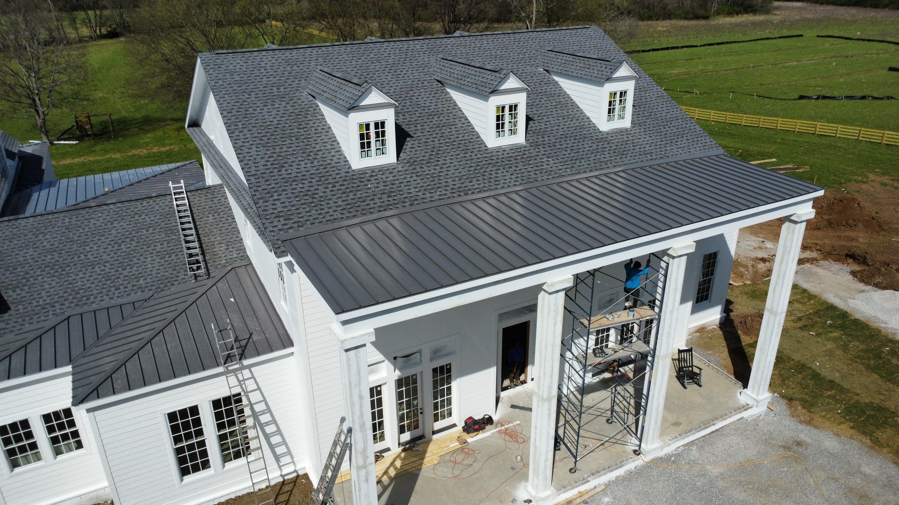 Residential Roof Install - Shingles and Standing Seam Metal by Undersun Roofing 