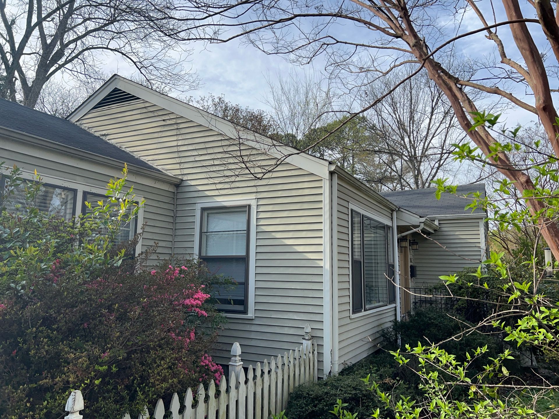 Evening Blue Hardie Plank + Windows by Freedom Exteriors