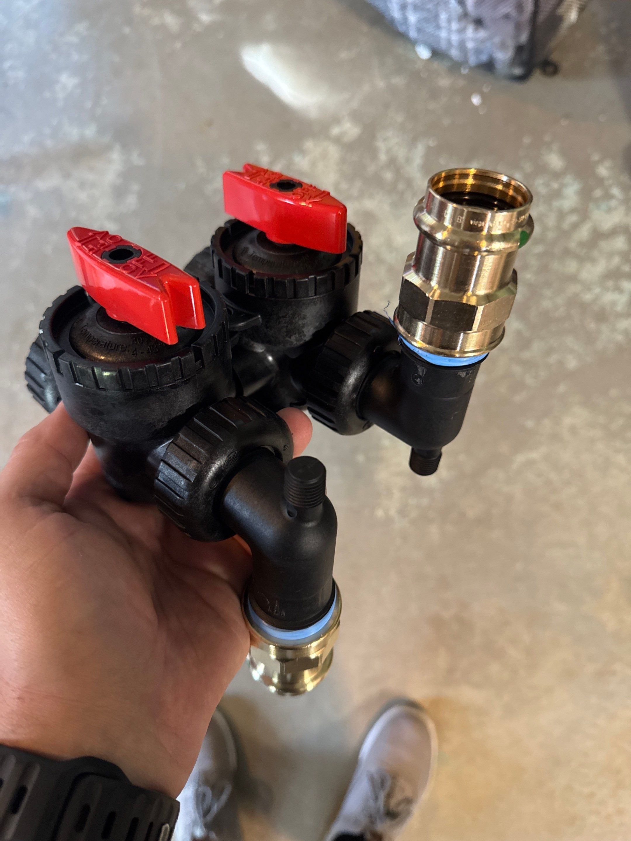 Combination Water Softener and Carbon Filter Installation. by Stake Plumbing and Heating