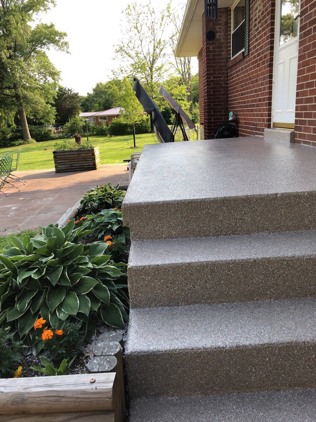 Patio Installation using Fieldstone by Your1DayFloor.com